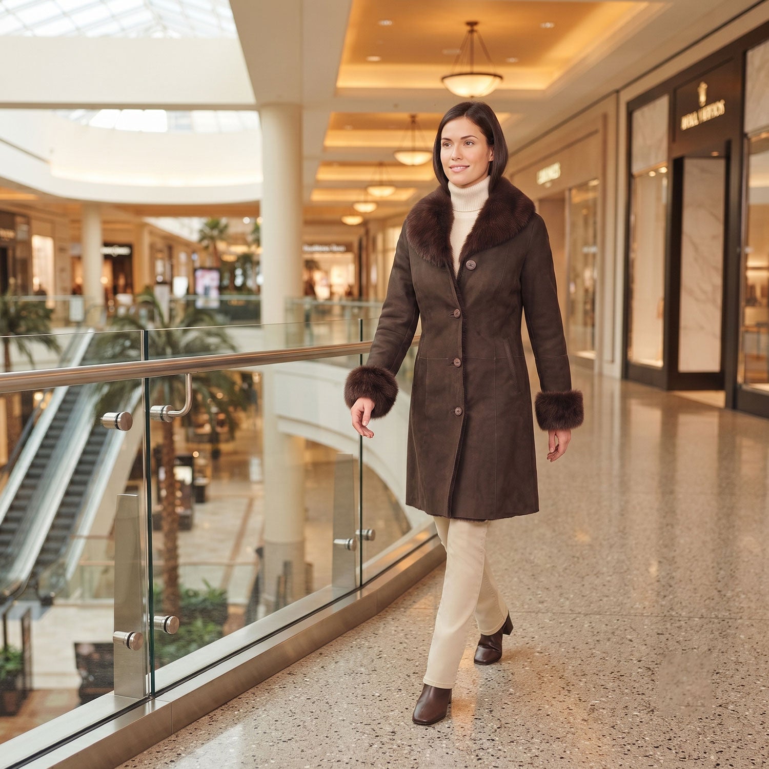 Dahlia Shearling Coat-5