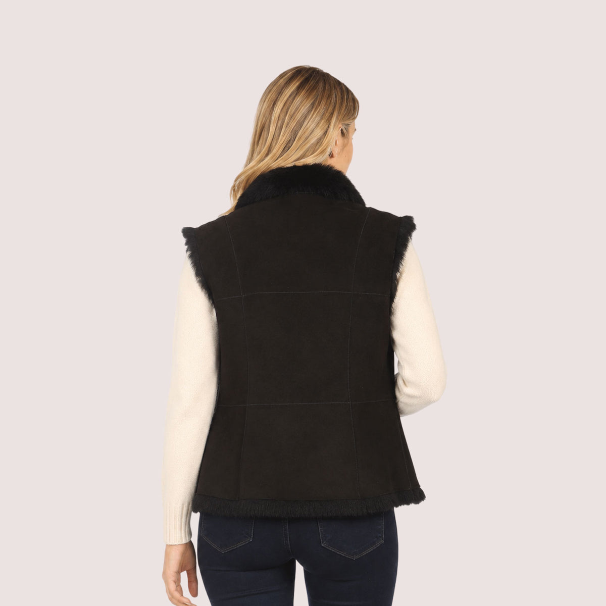 Gardenia Toscana Shearling Vest