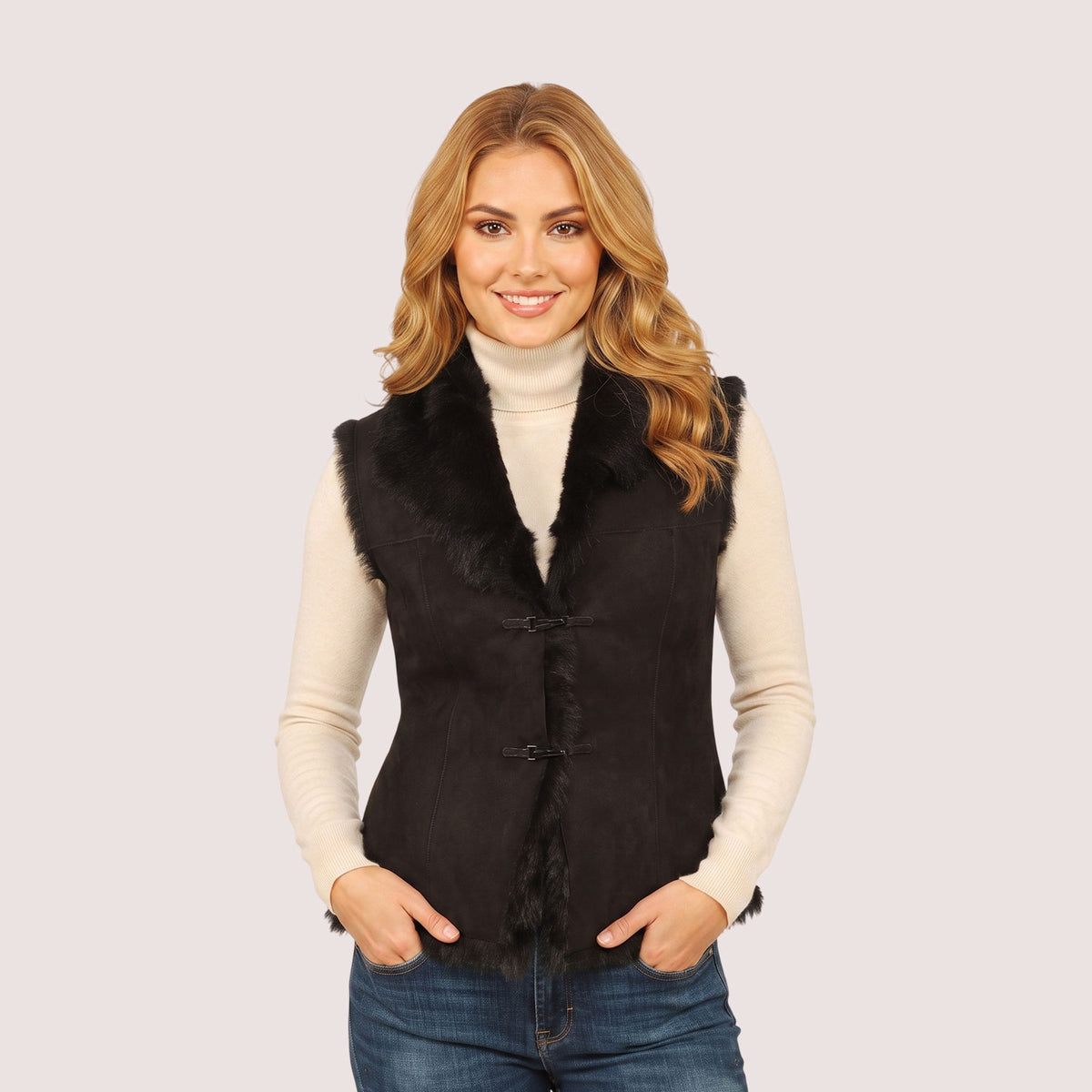 Olivia Shearling Vest