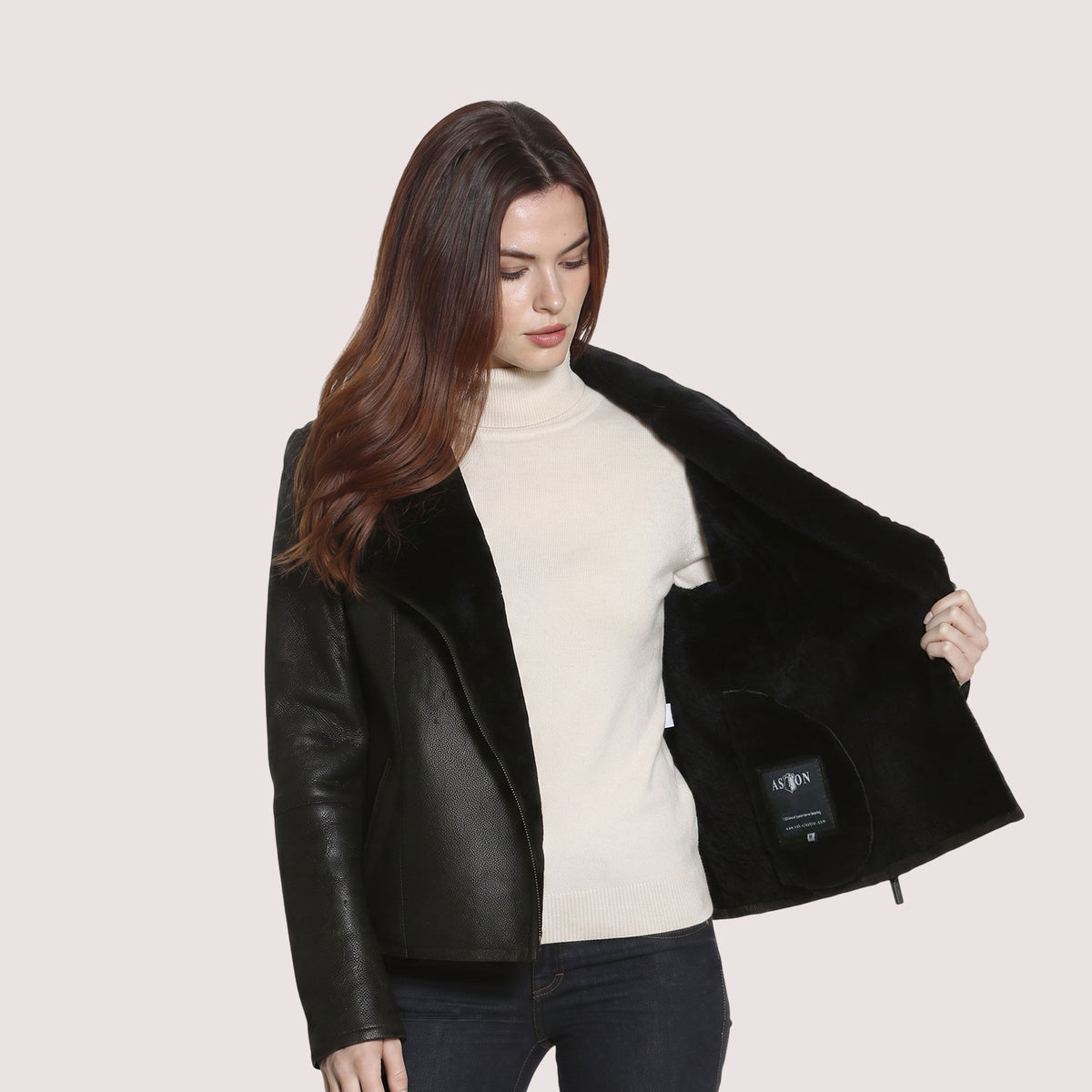 Amaryllis Shearling Jacket-3