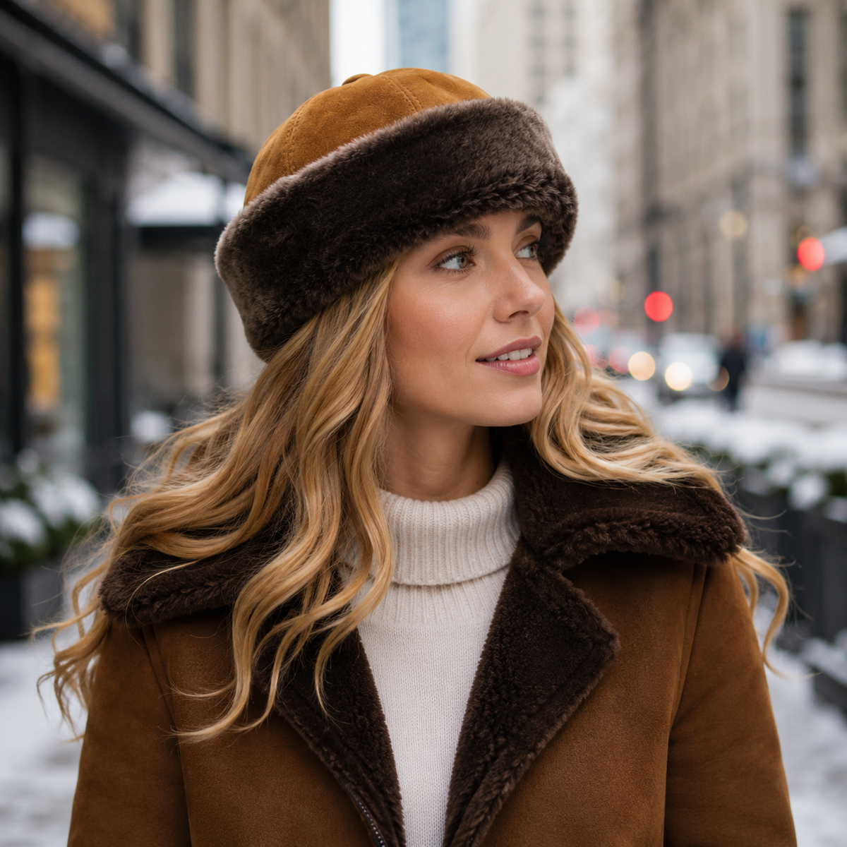 Northice Sheepskin Rounded Hat-5