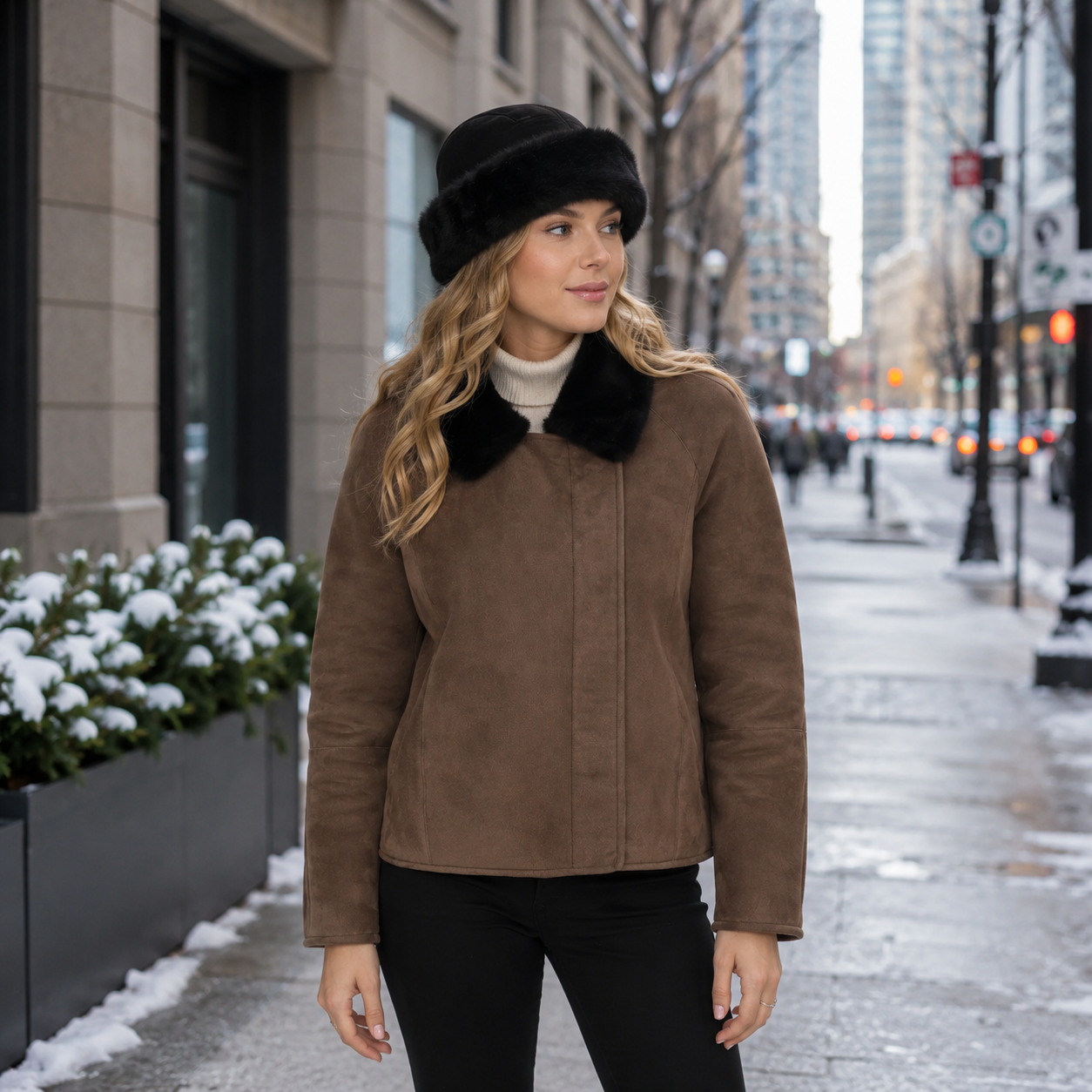 Luxe Russian Shearling Hat-3