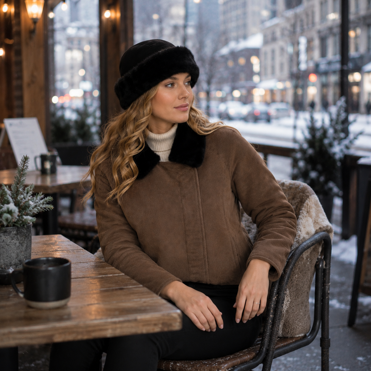 Luxe Russian Shearling Hat-5