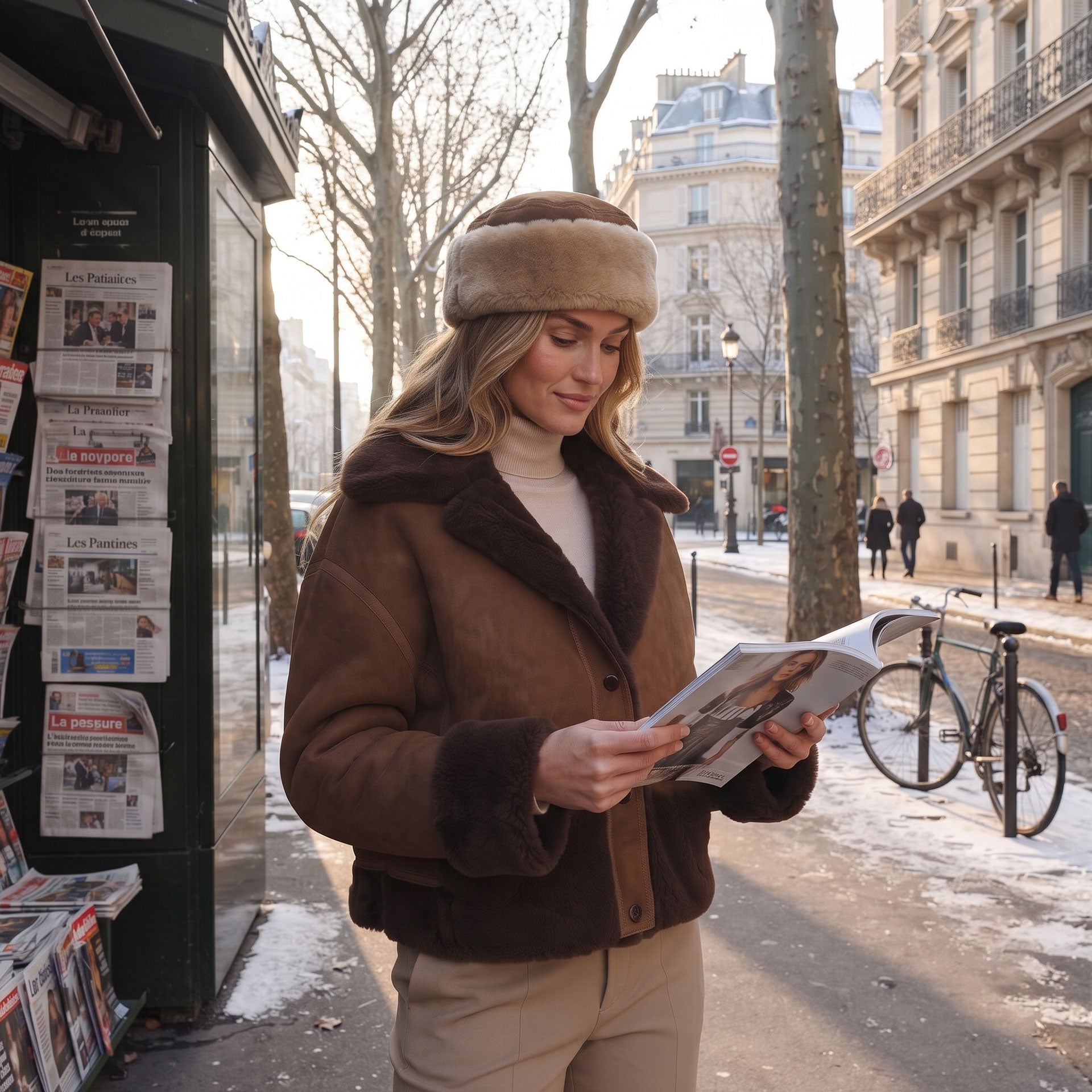 Syracuse Shearling Pill Box Hat-5