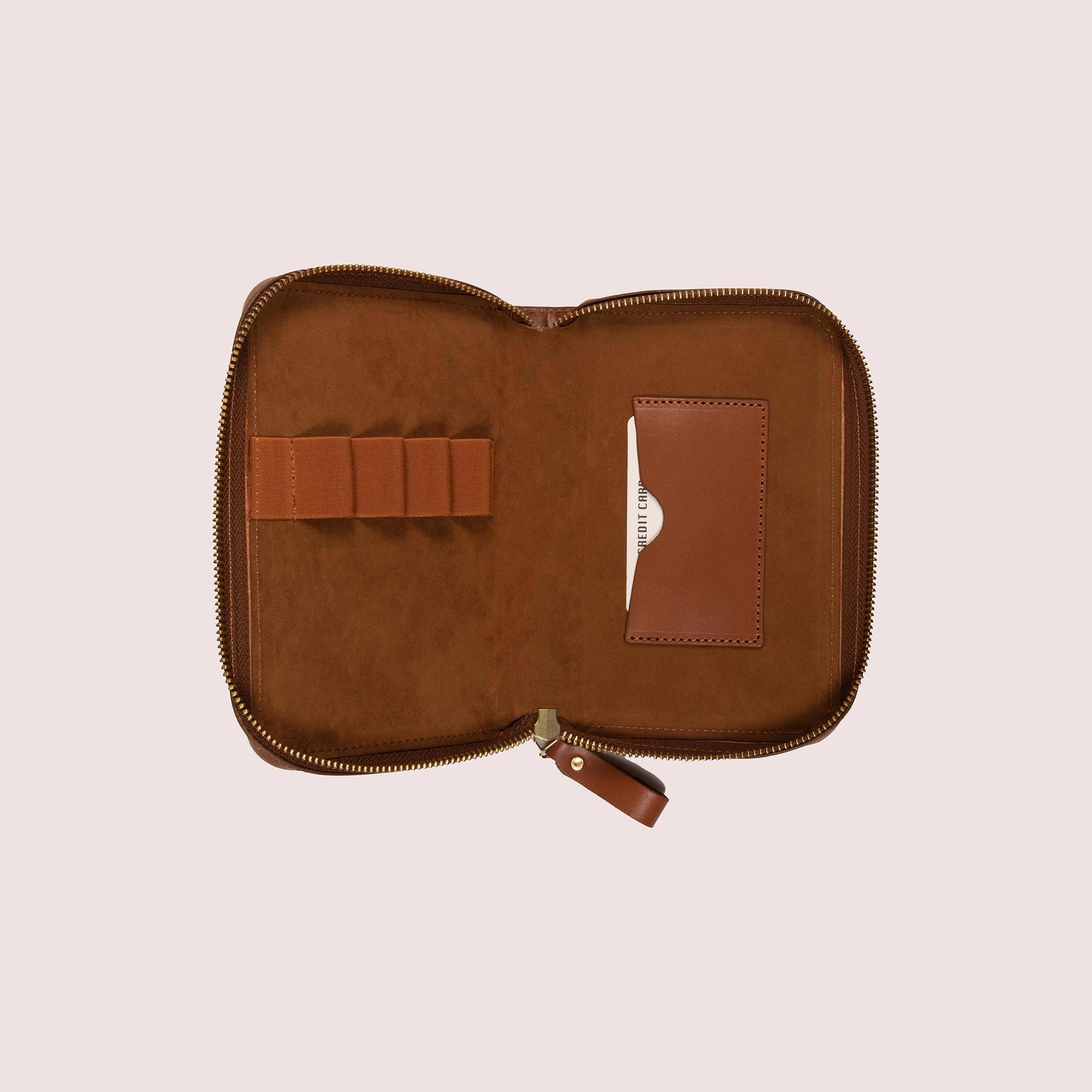 Zippered Pen Case for Four Pens