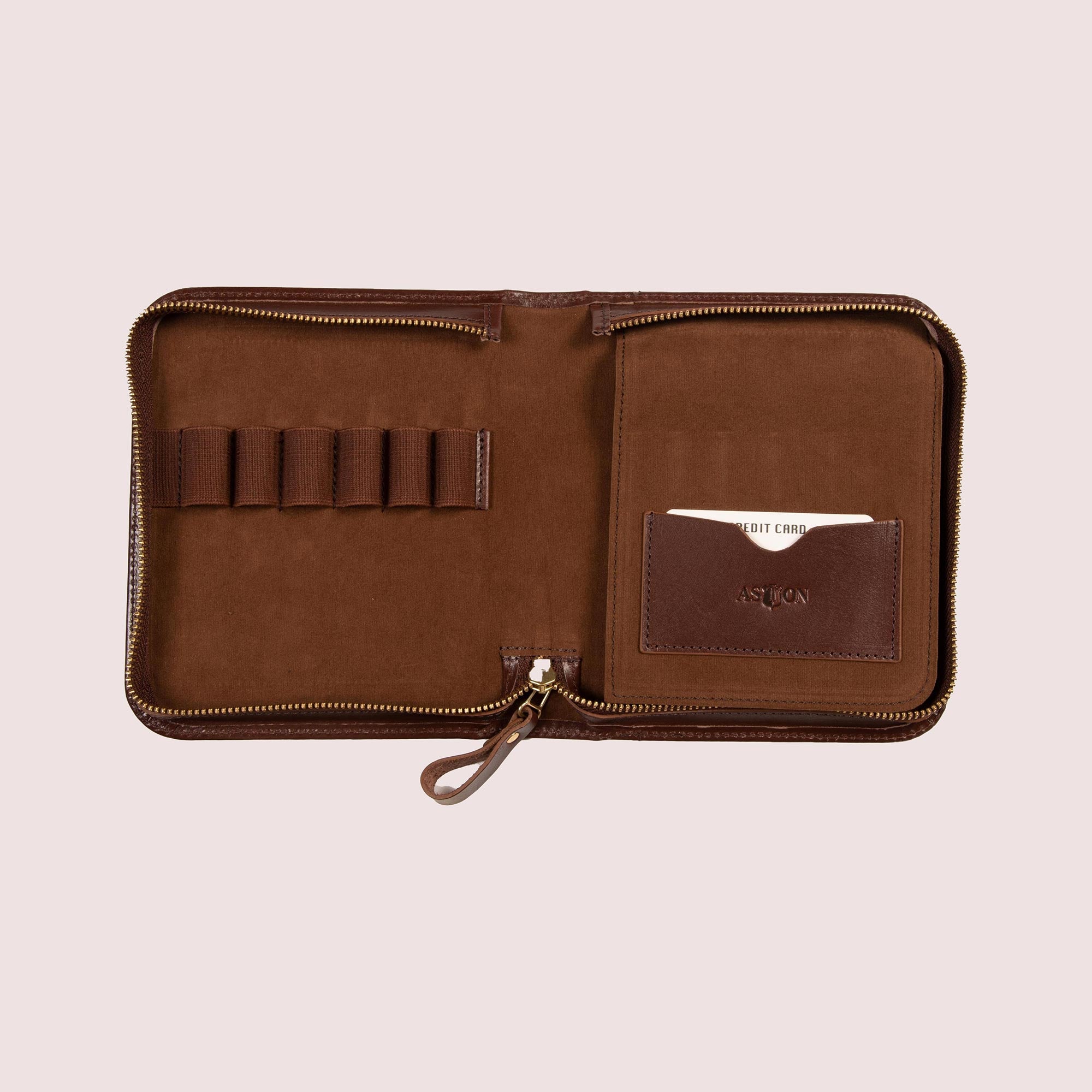 Zippered Pen Case for Six Pens with Note Pad-10