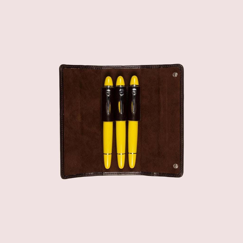 Fold Pen Case with 3 Slots