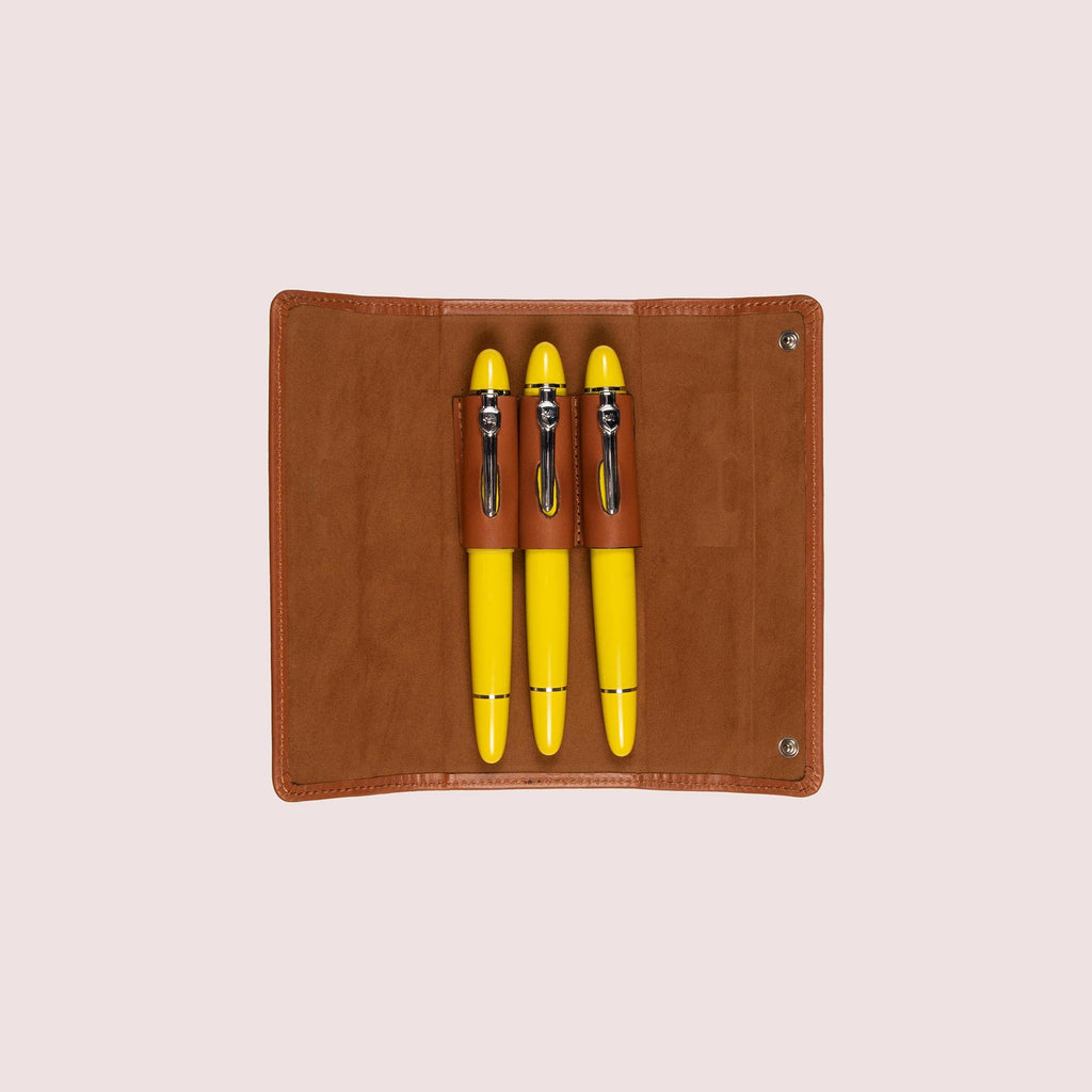 Fold Pen Case with 3 Slots