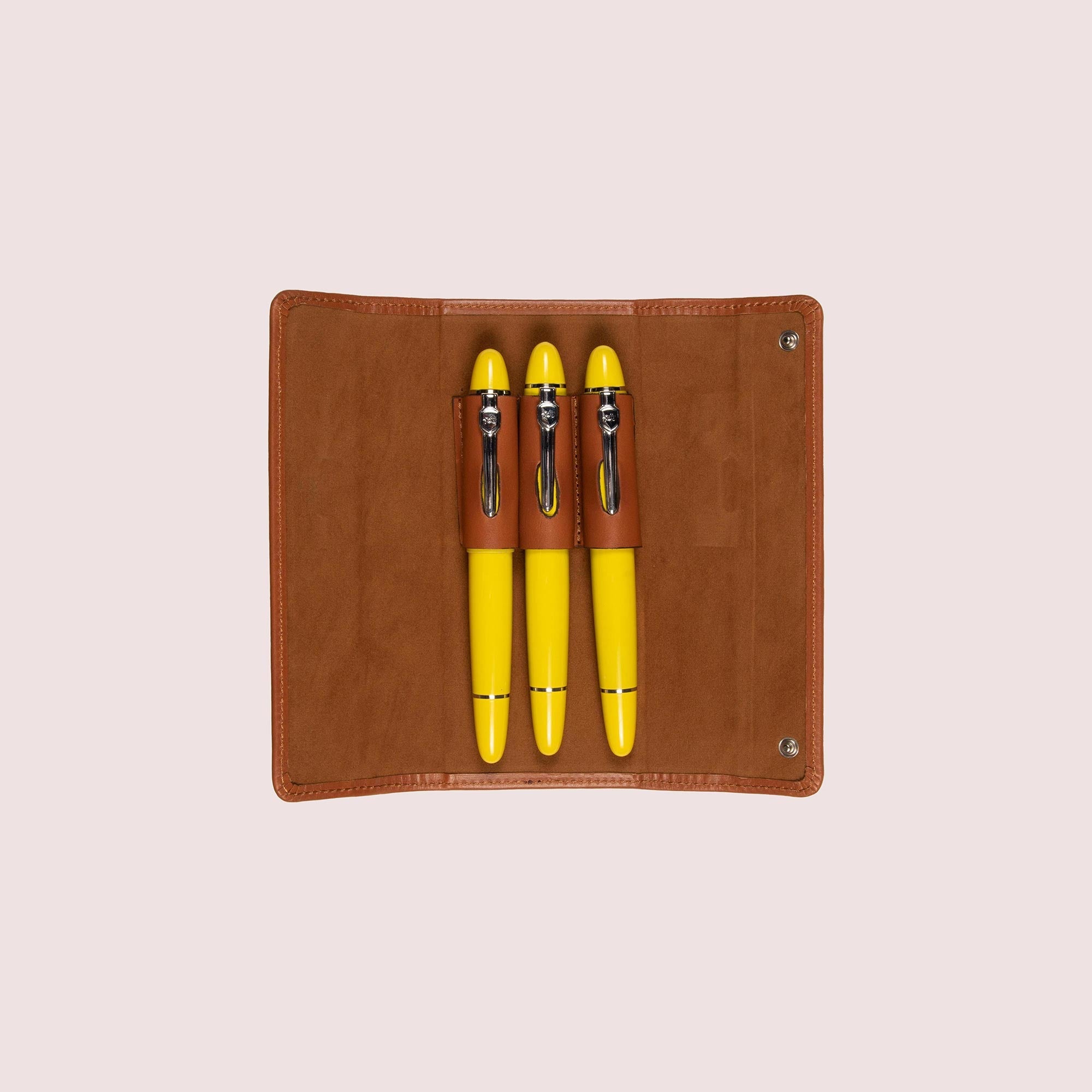 Fold Pen Case with 3 Slots