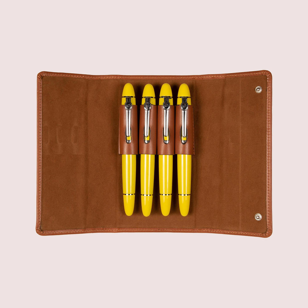 Fold Pen Case with 4 Slots