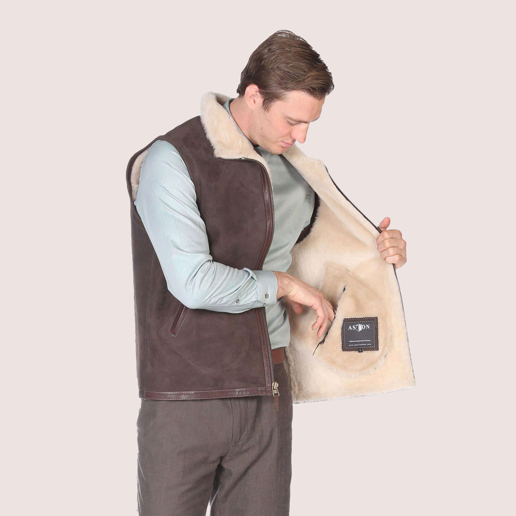 Columbus Shearling Vest