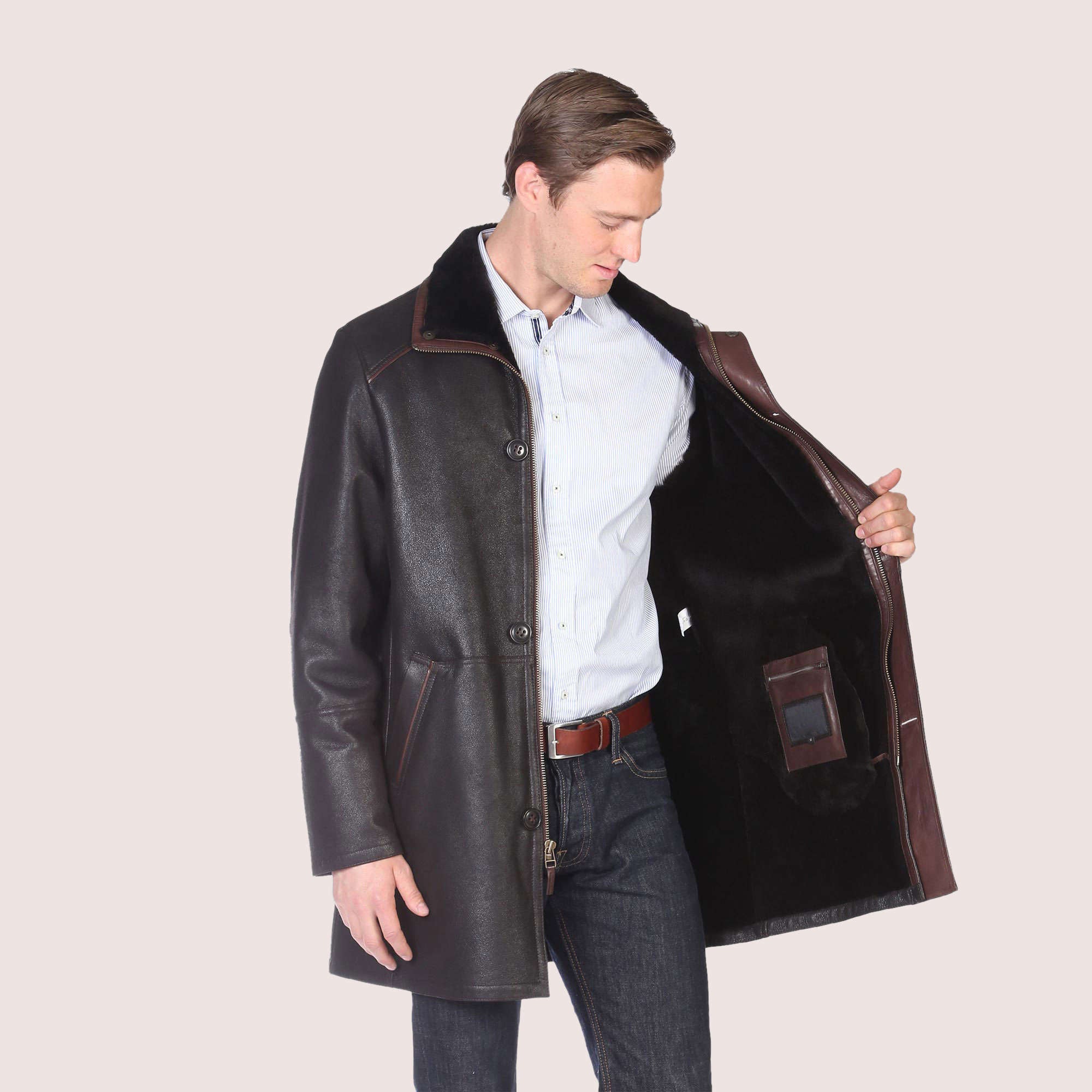 Greenwich Shearling Coat