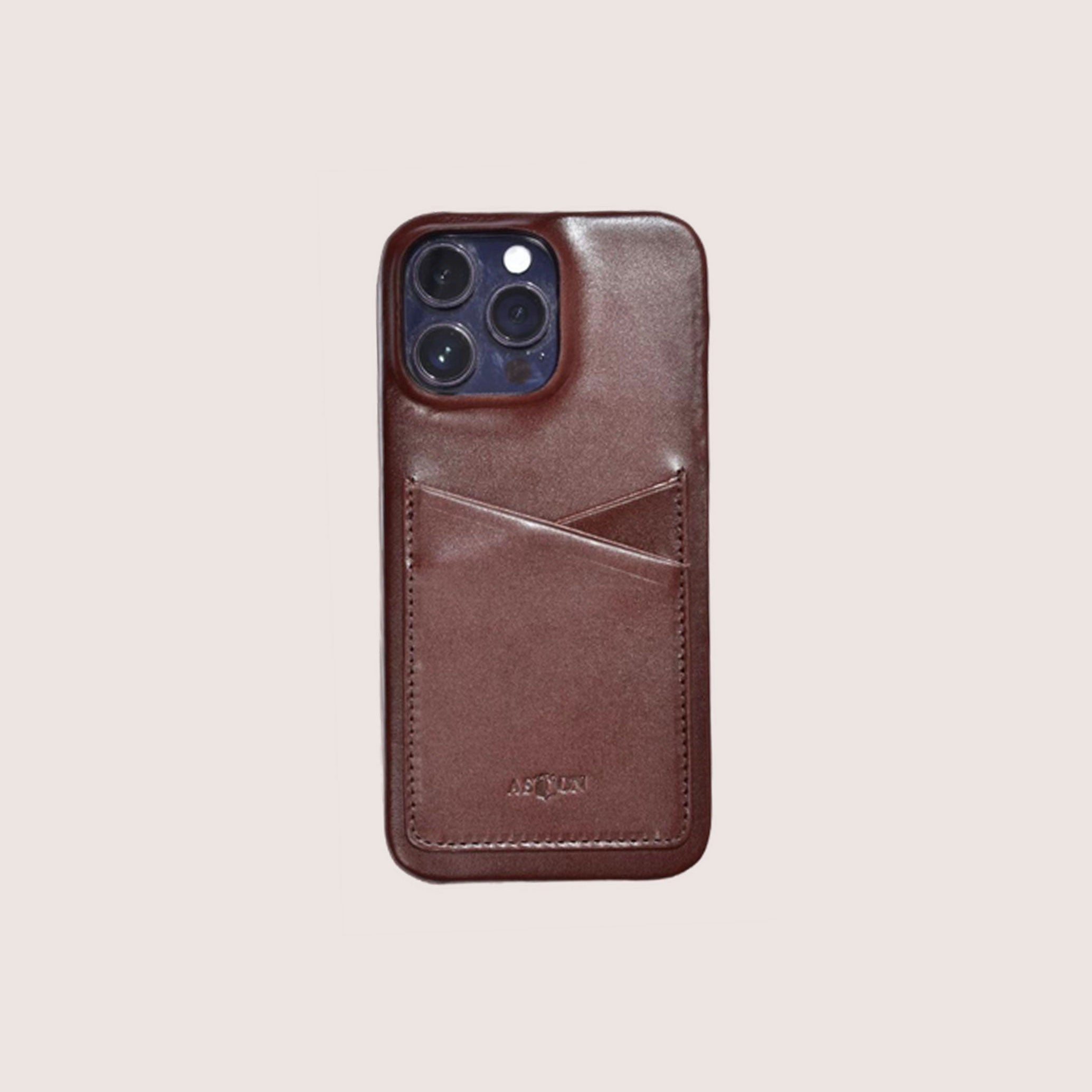 iPhone 14 Pro Leather Case with Pocket