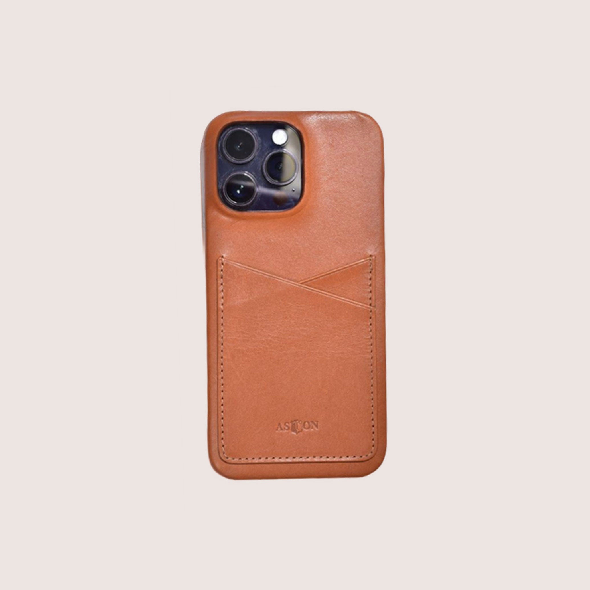 iPhone 14 Pro Leather Case with Pocket
