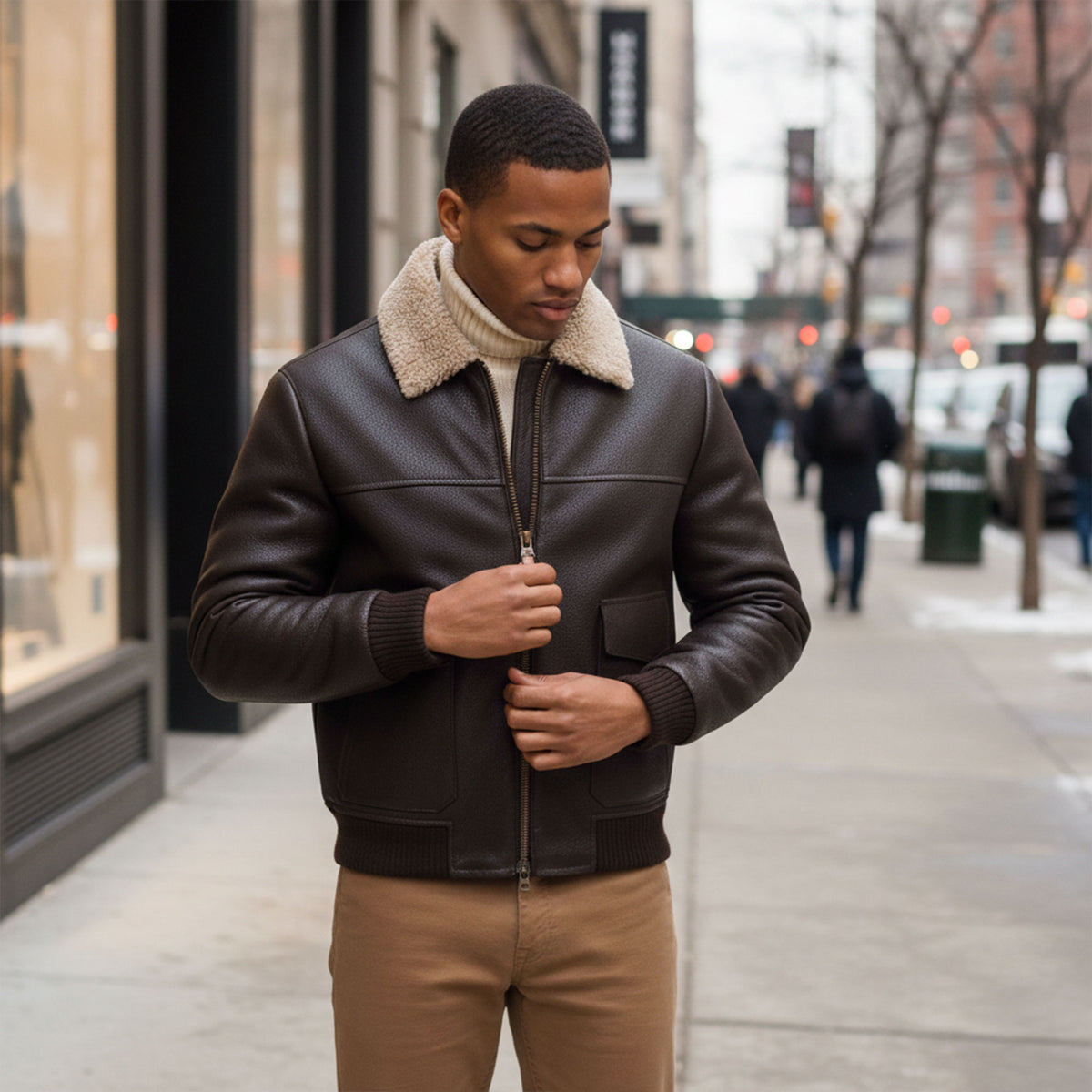Archer Shearling Jacket-4