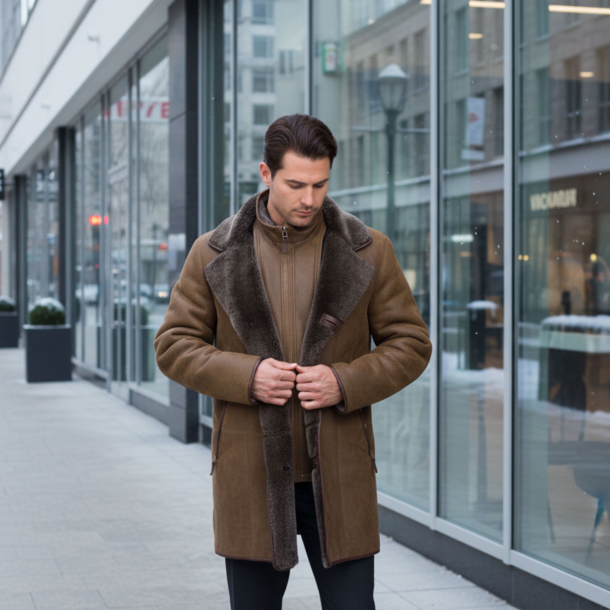 Kingston Shearling Coat-3