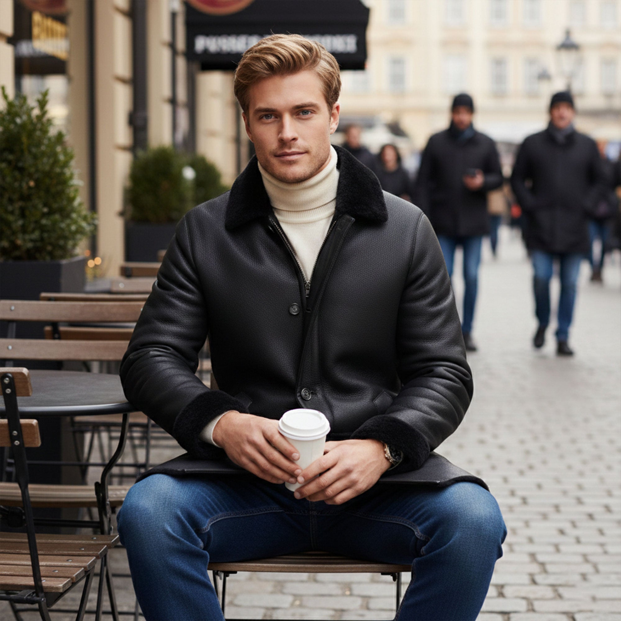 Miles Shearling Coat-4