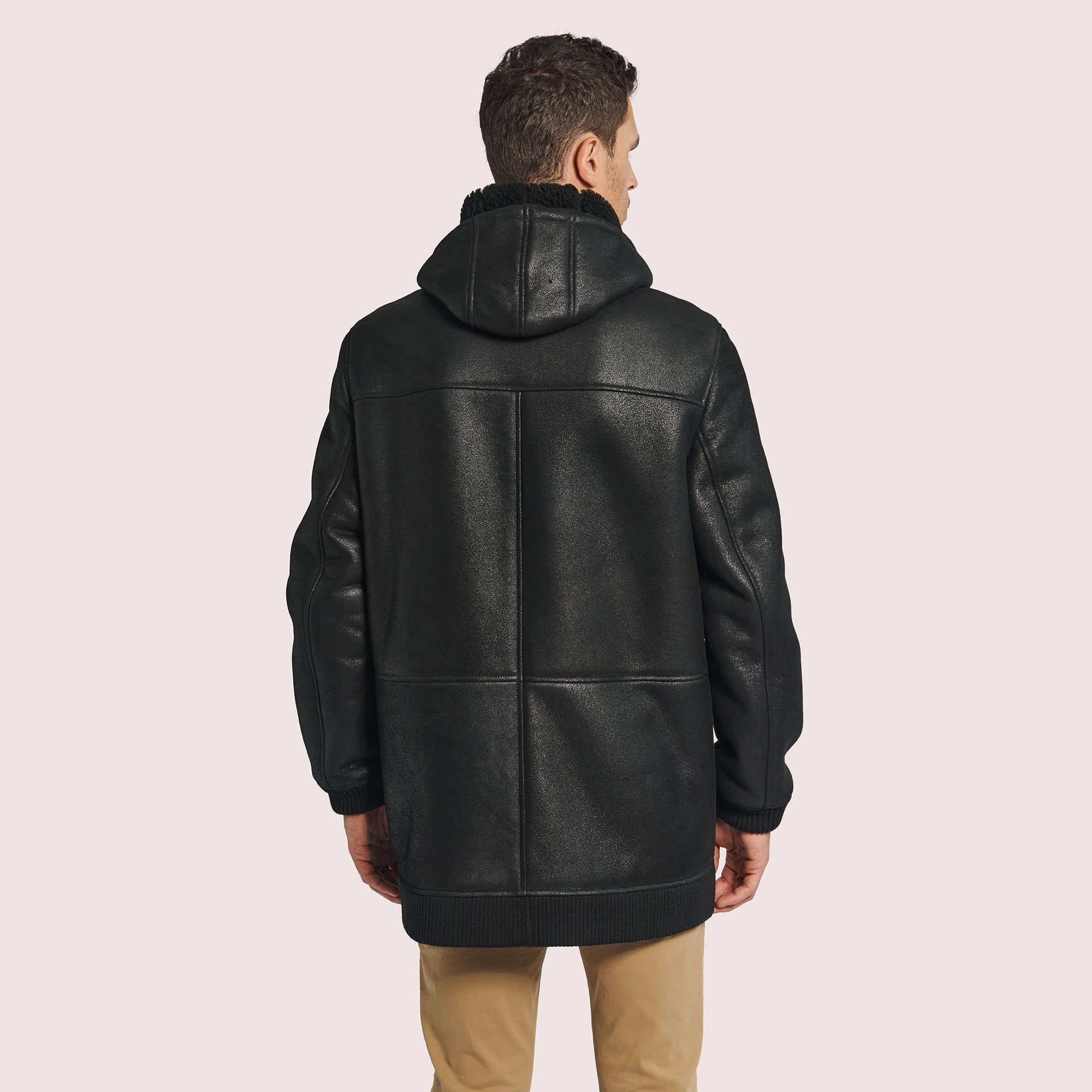 Linden Shearling Hooded Coat-4