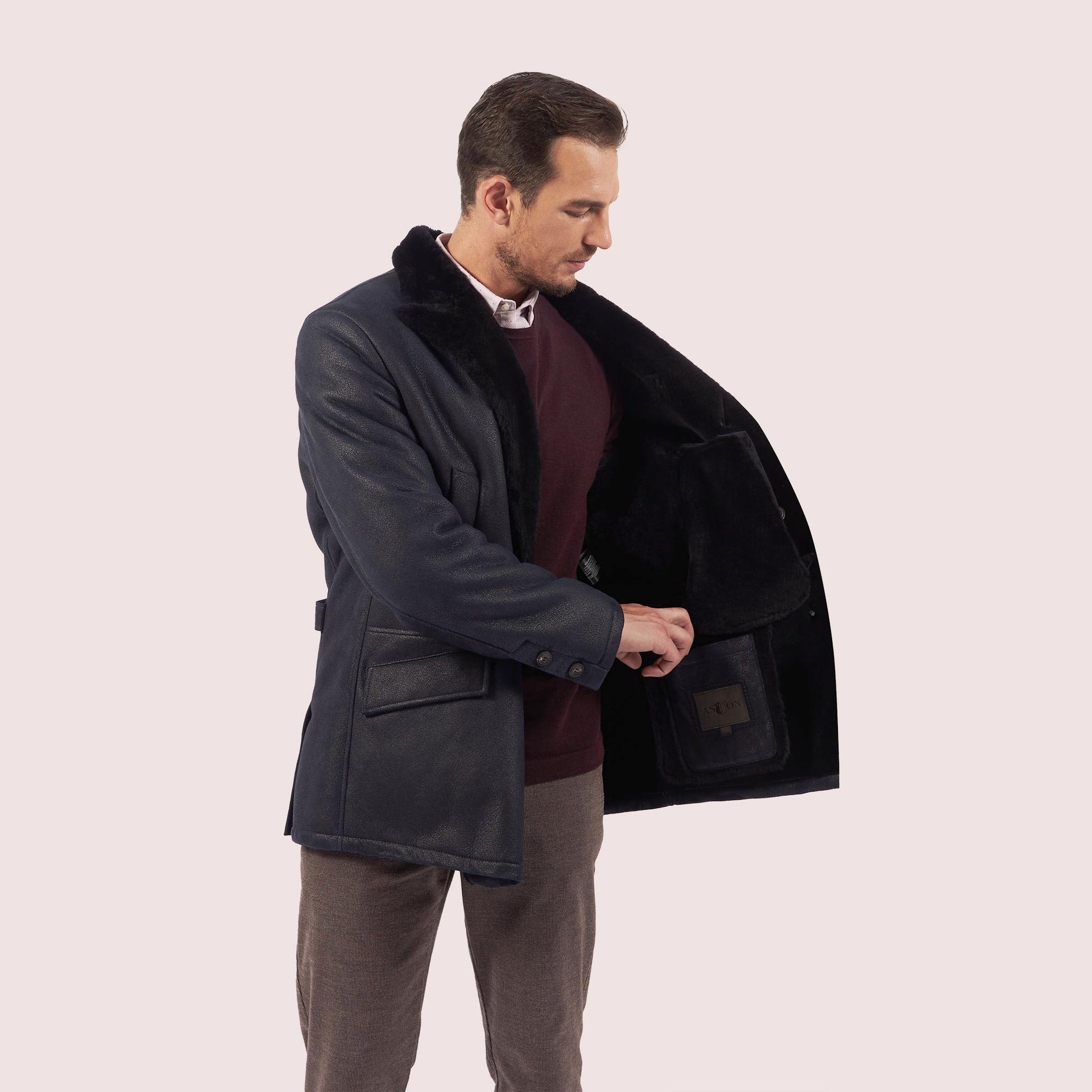 Chandler shearling coat