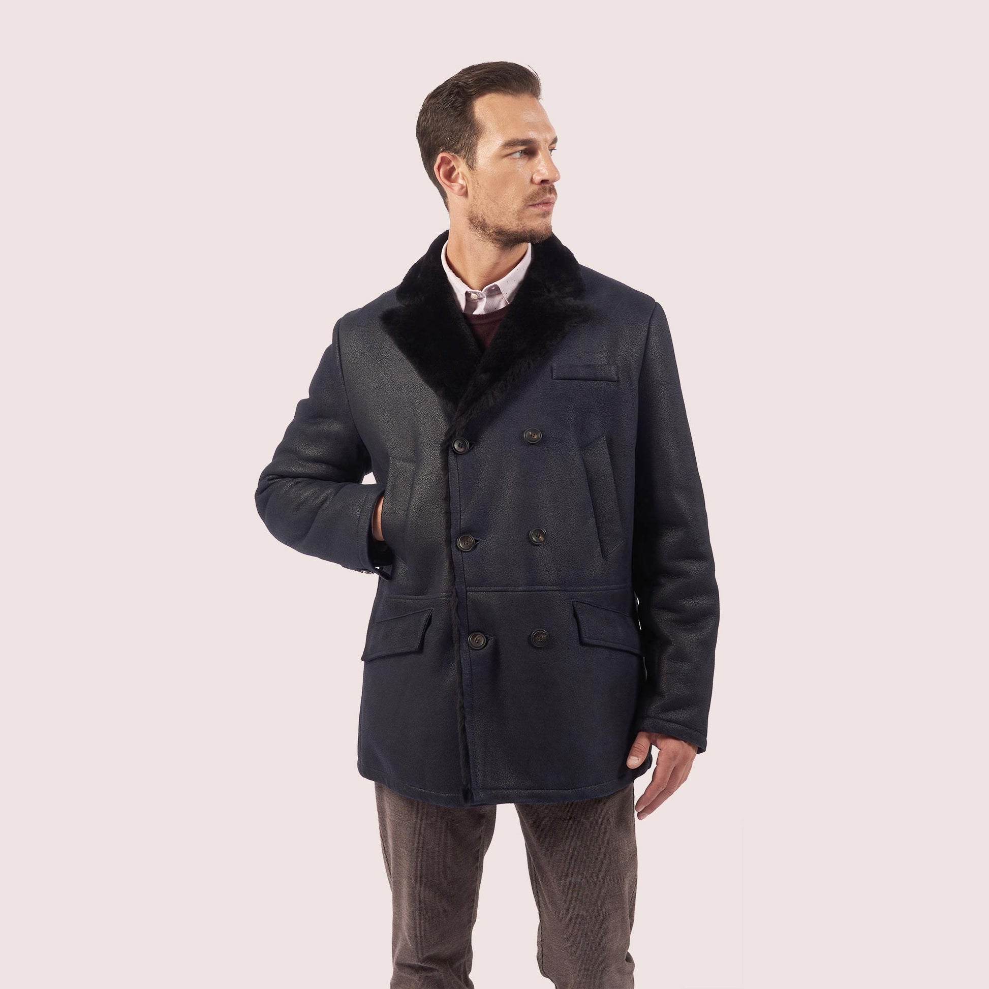Chandler shearling coat