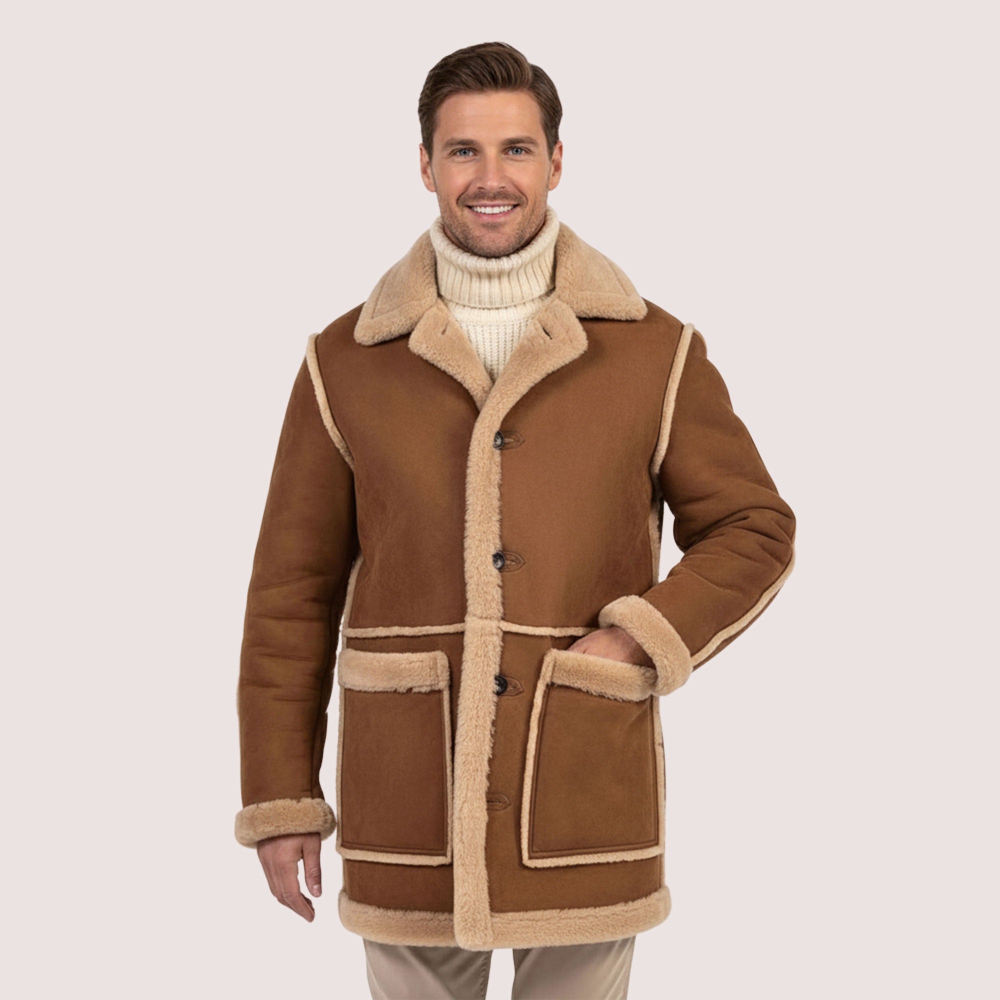 Gregory Shearling Coat
