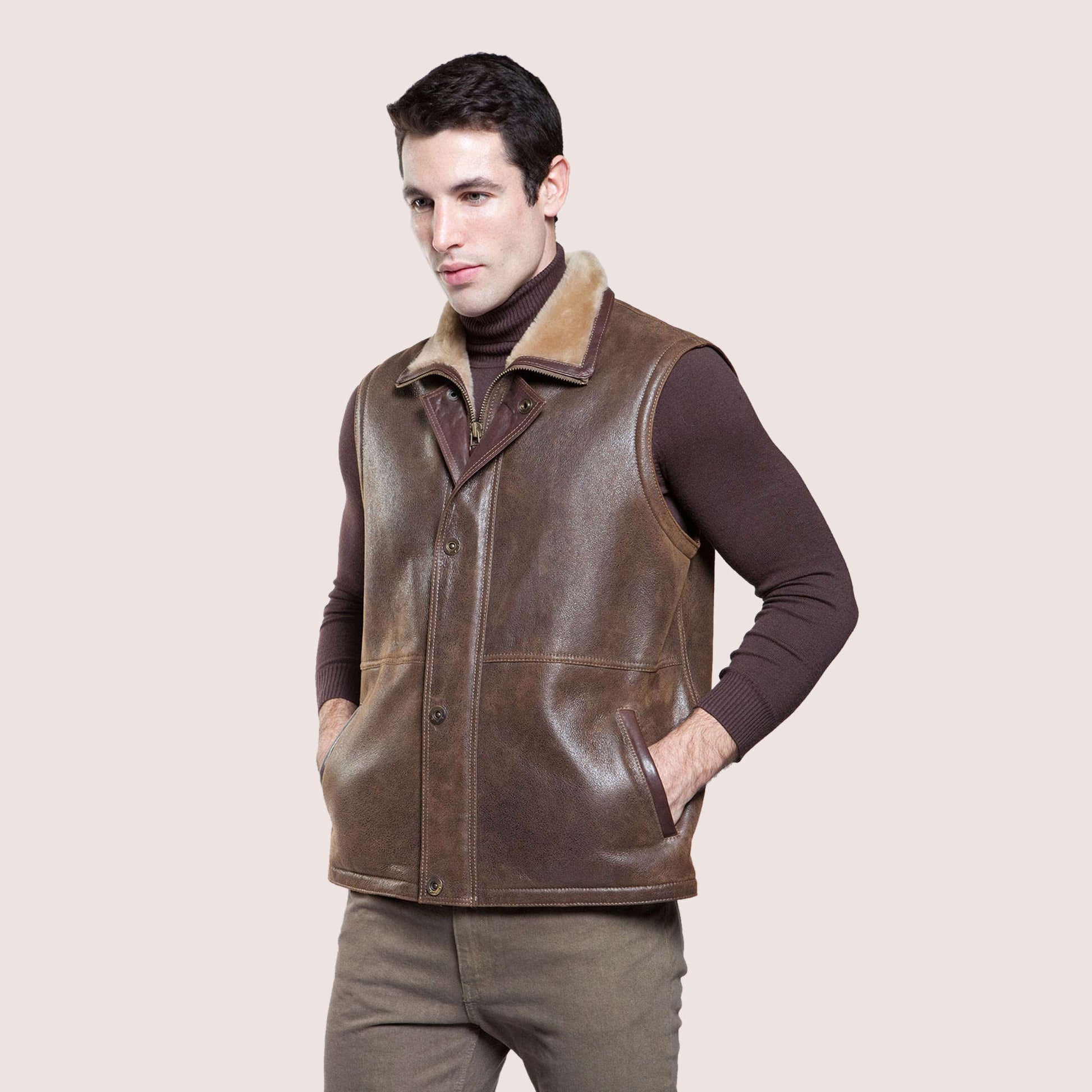 Austin Shearling Vest