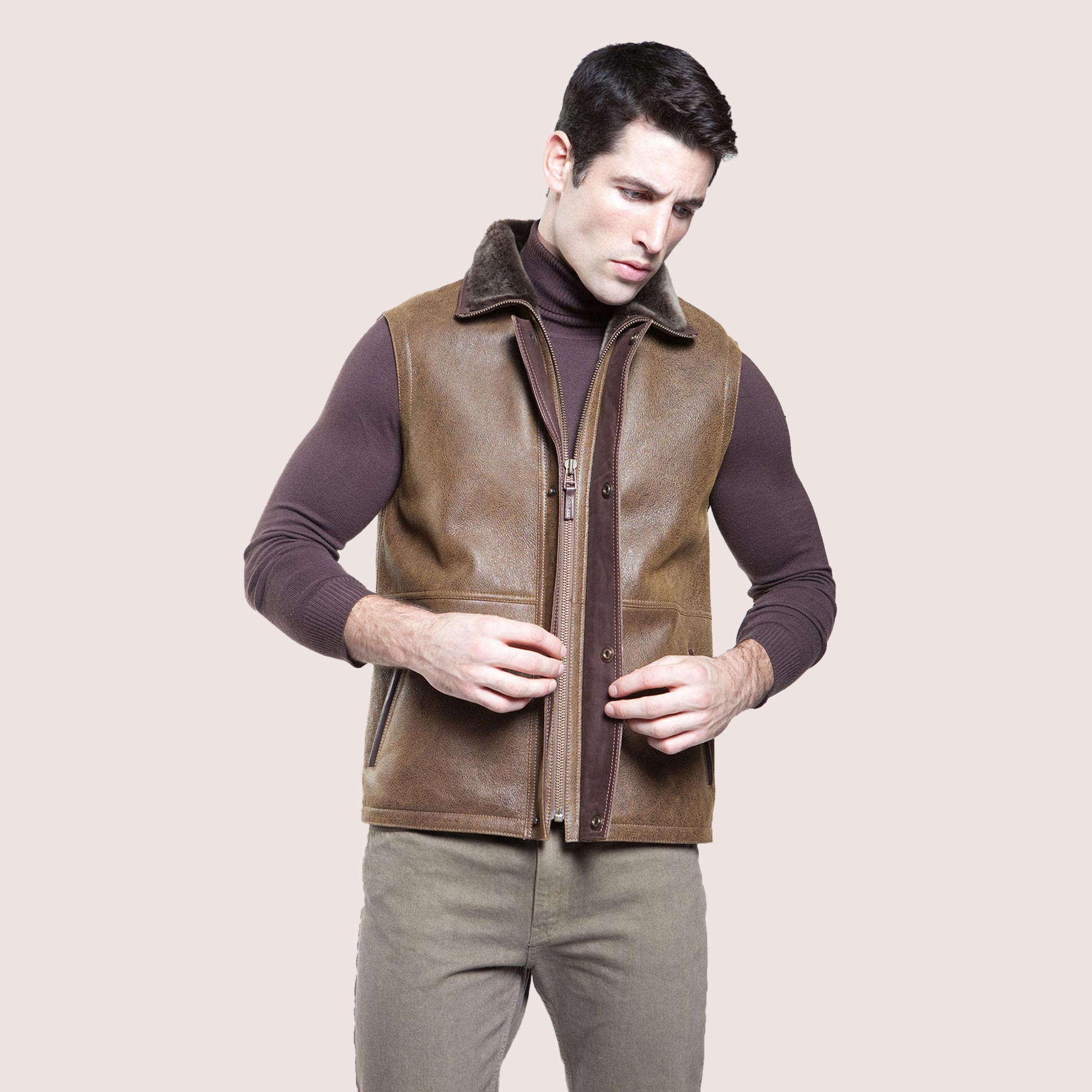 Austin Shearling Vest