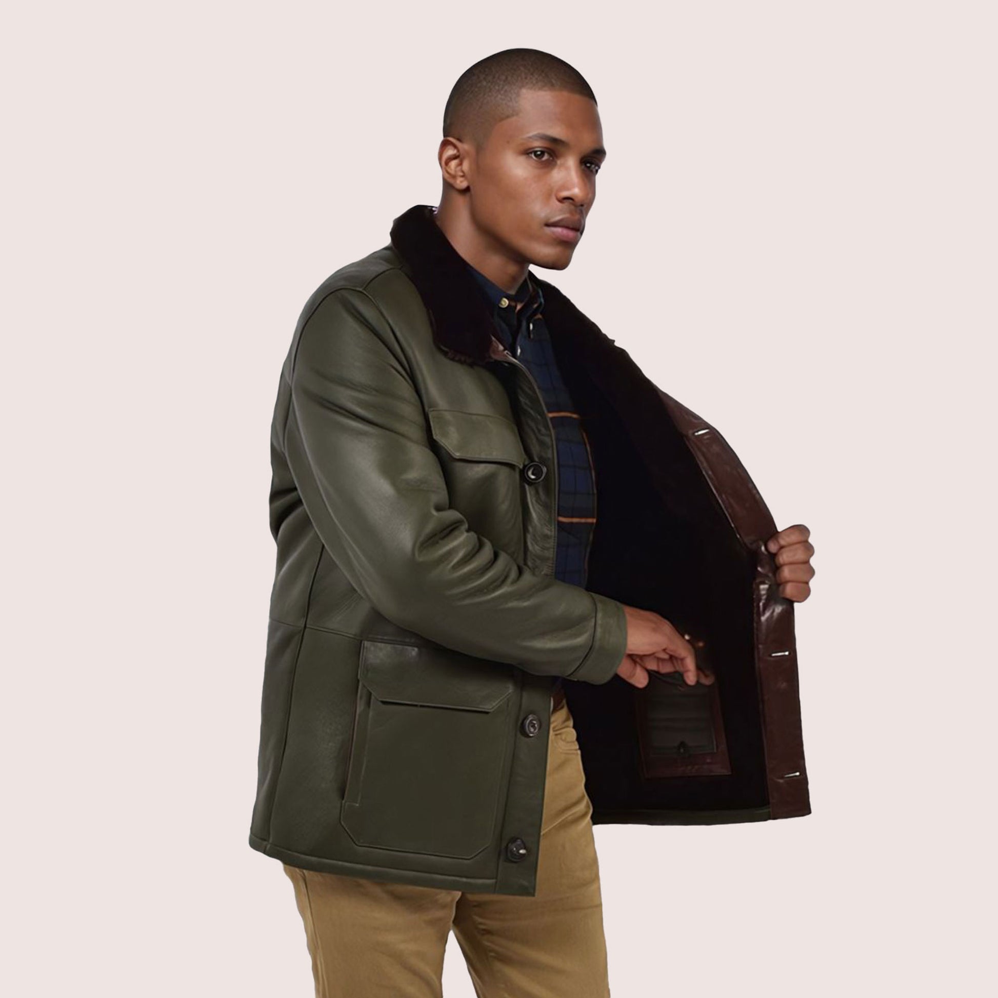 Aaron shearling coat