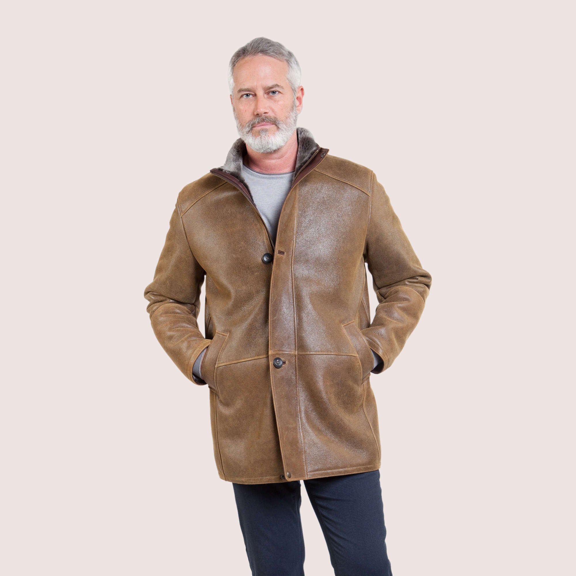 Laredo Shearling Coat - Stylish & Versatile Outerwear