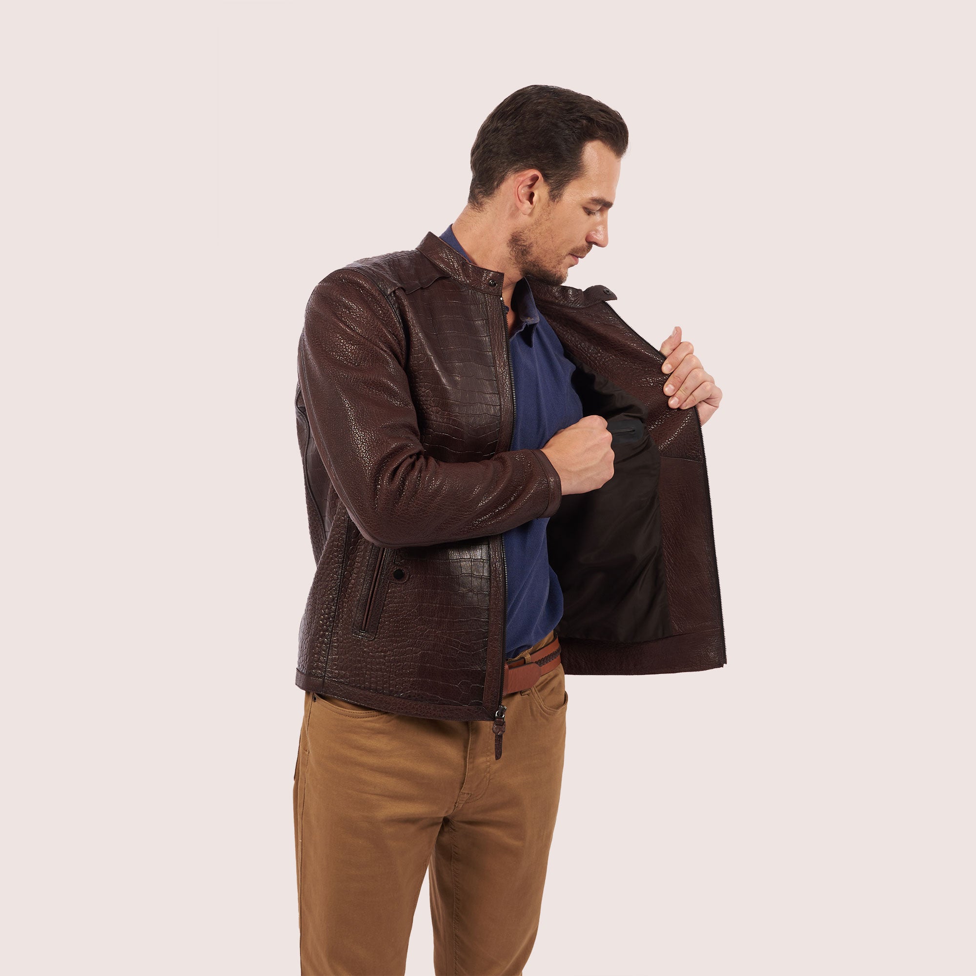 Gideon lambskin jacket