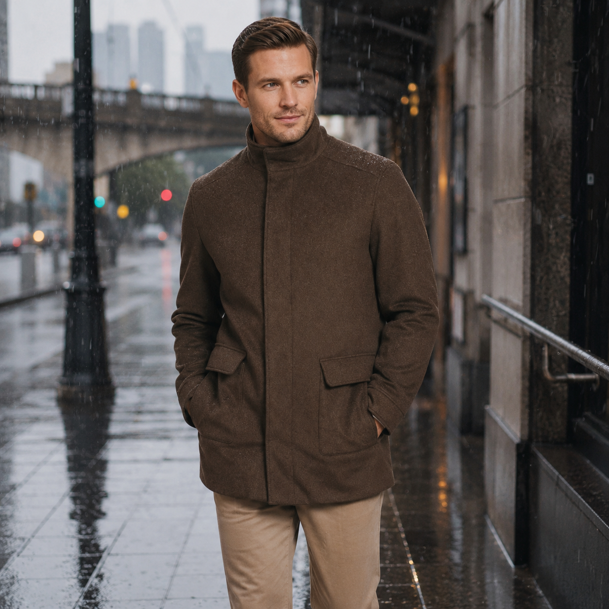Cresson Cashmere/Wool Coat-4