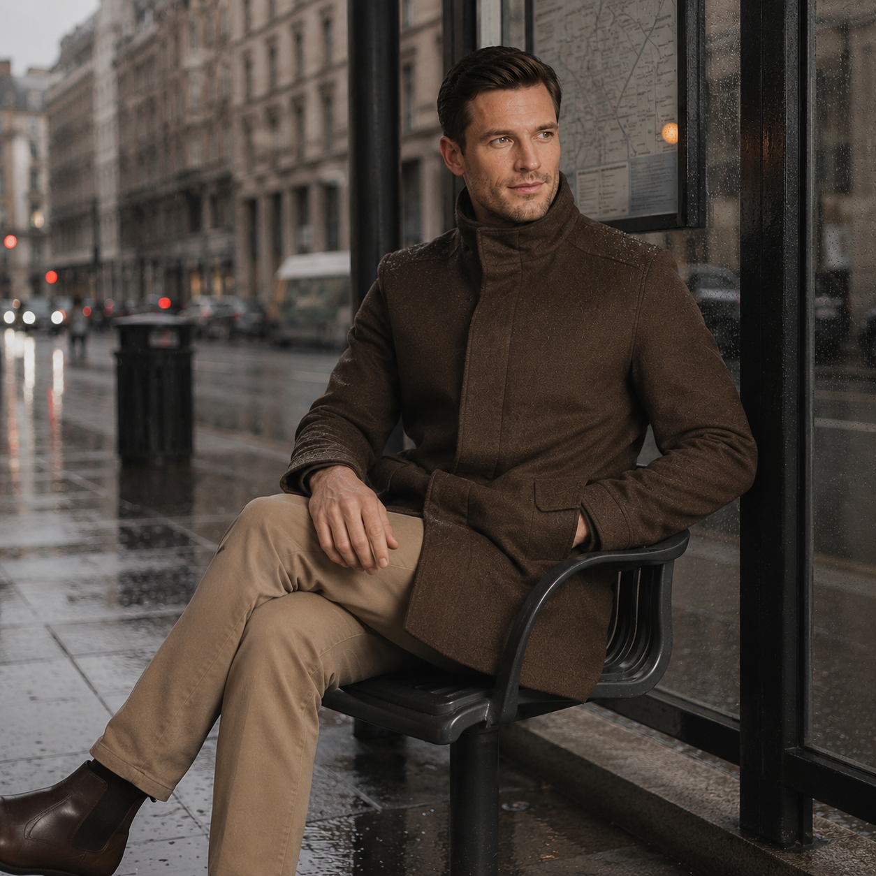 Cresson Cashmere/Wool Coat-5