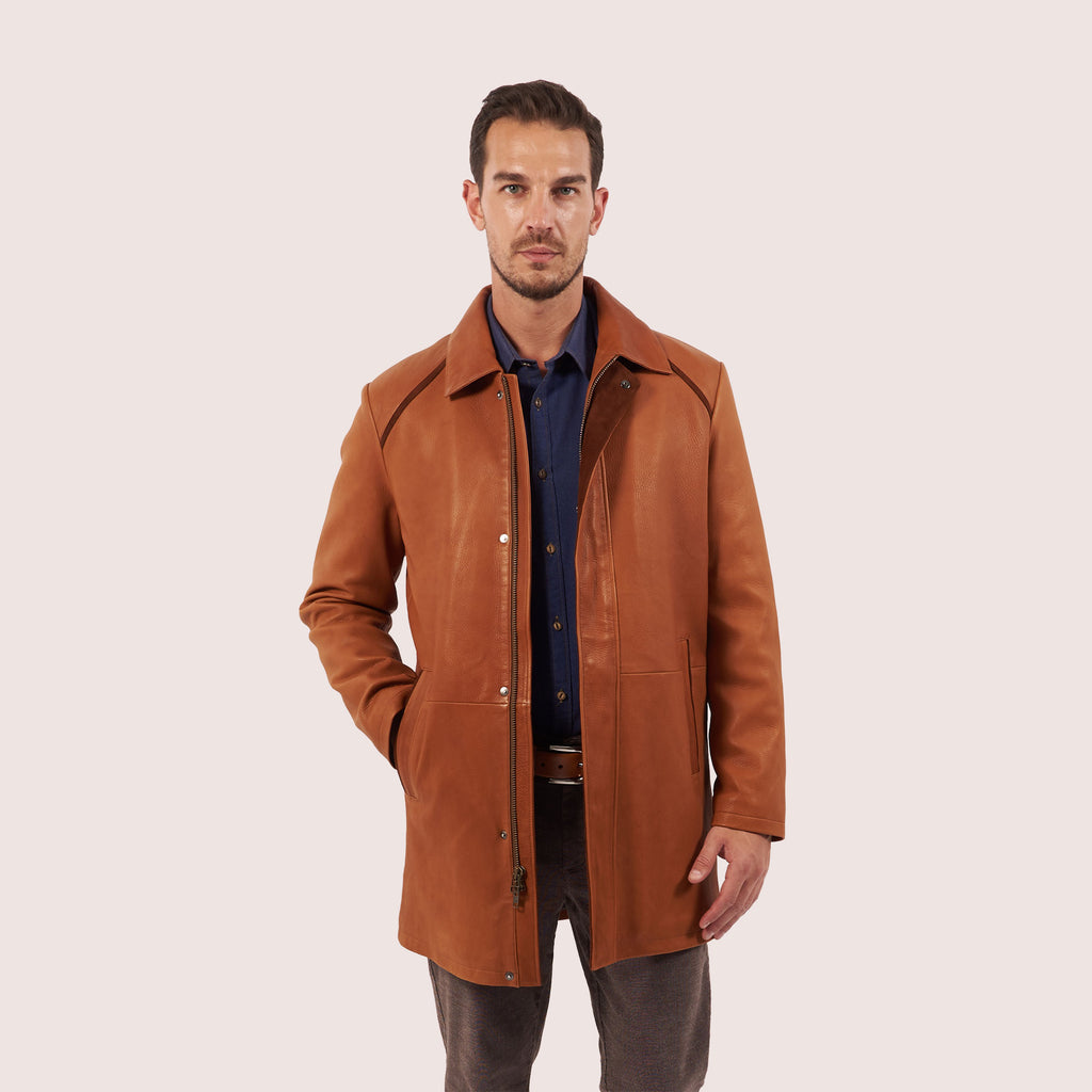 Belmont deerskin coat