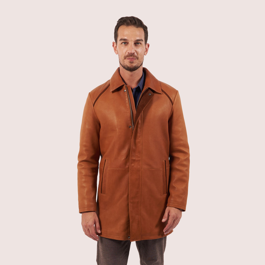 Belmont deerskin coat