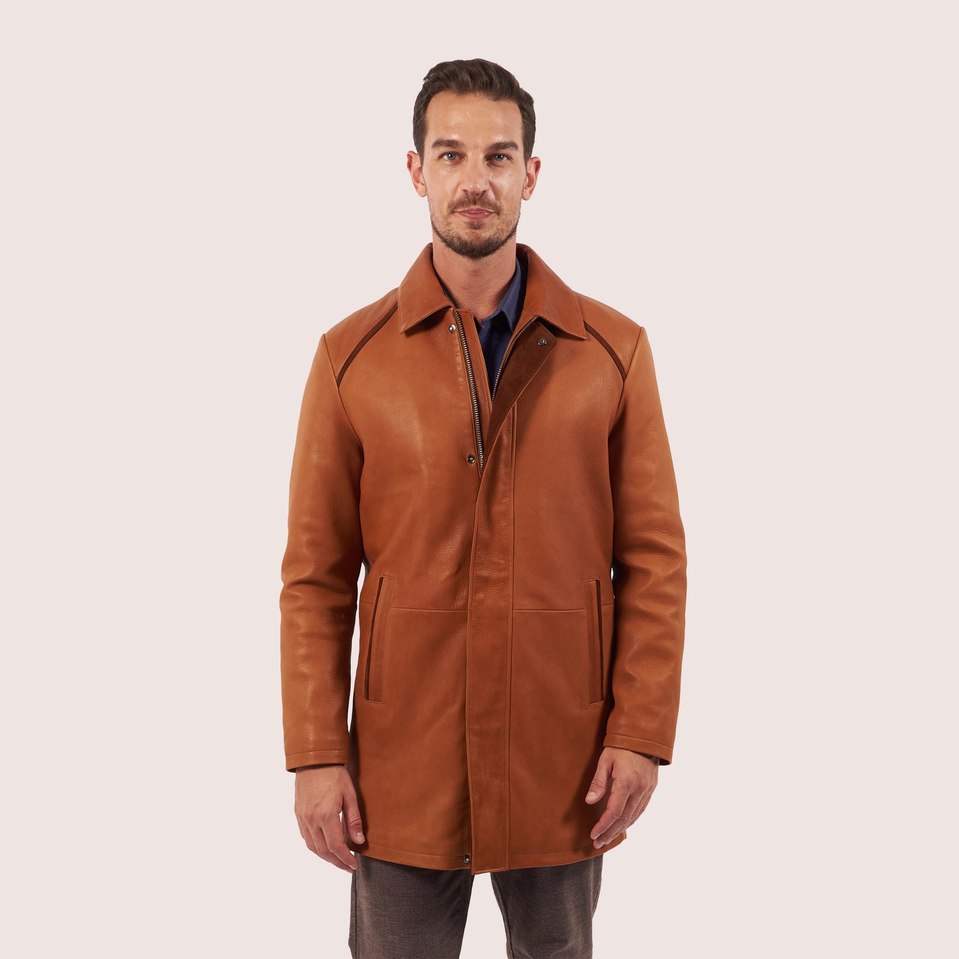 Belmont deerskin coat