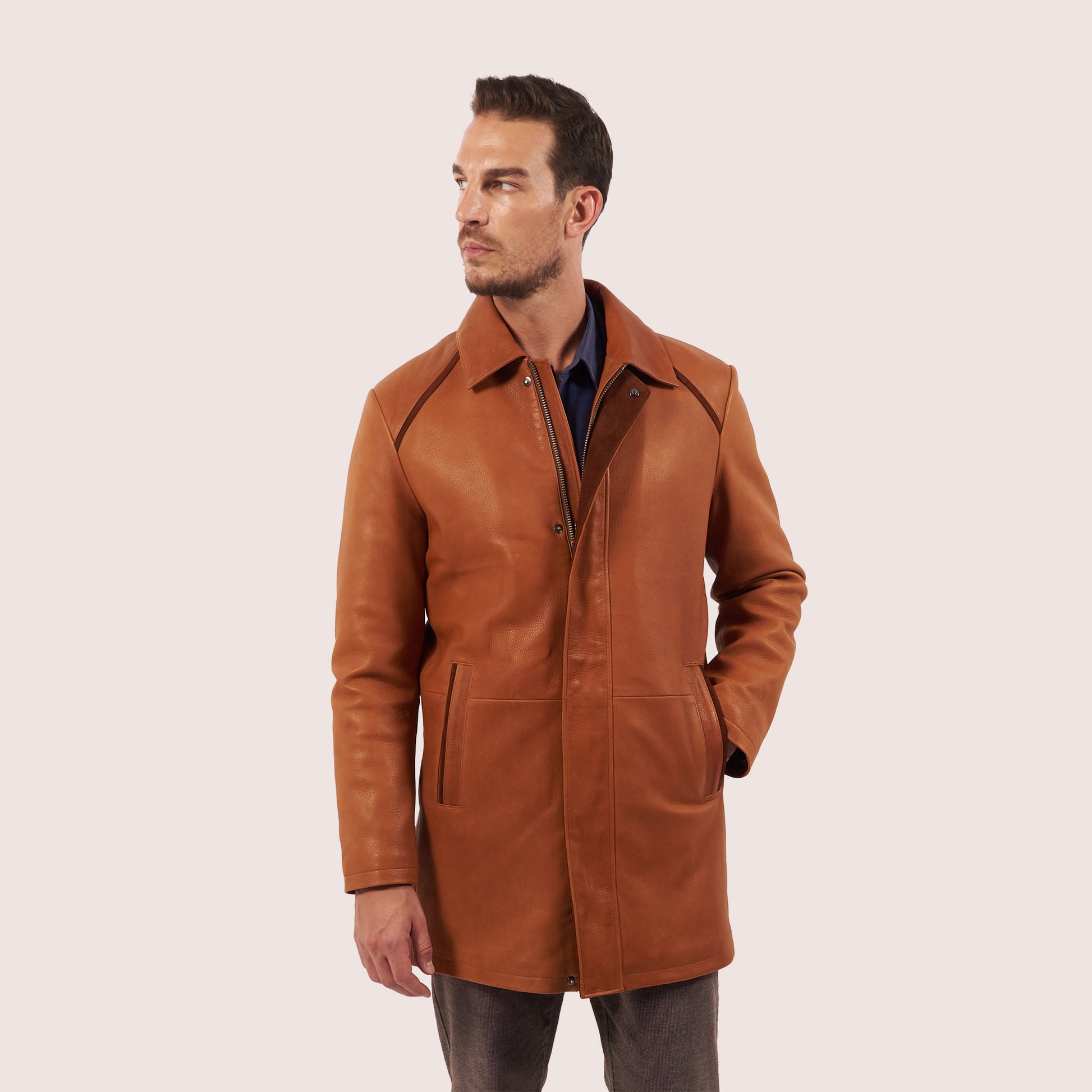 Belmont deerskin coat