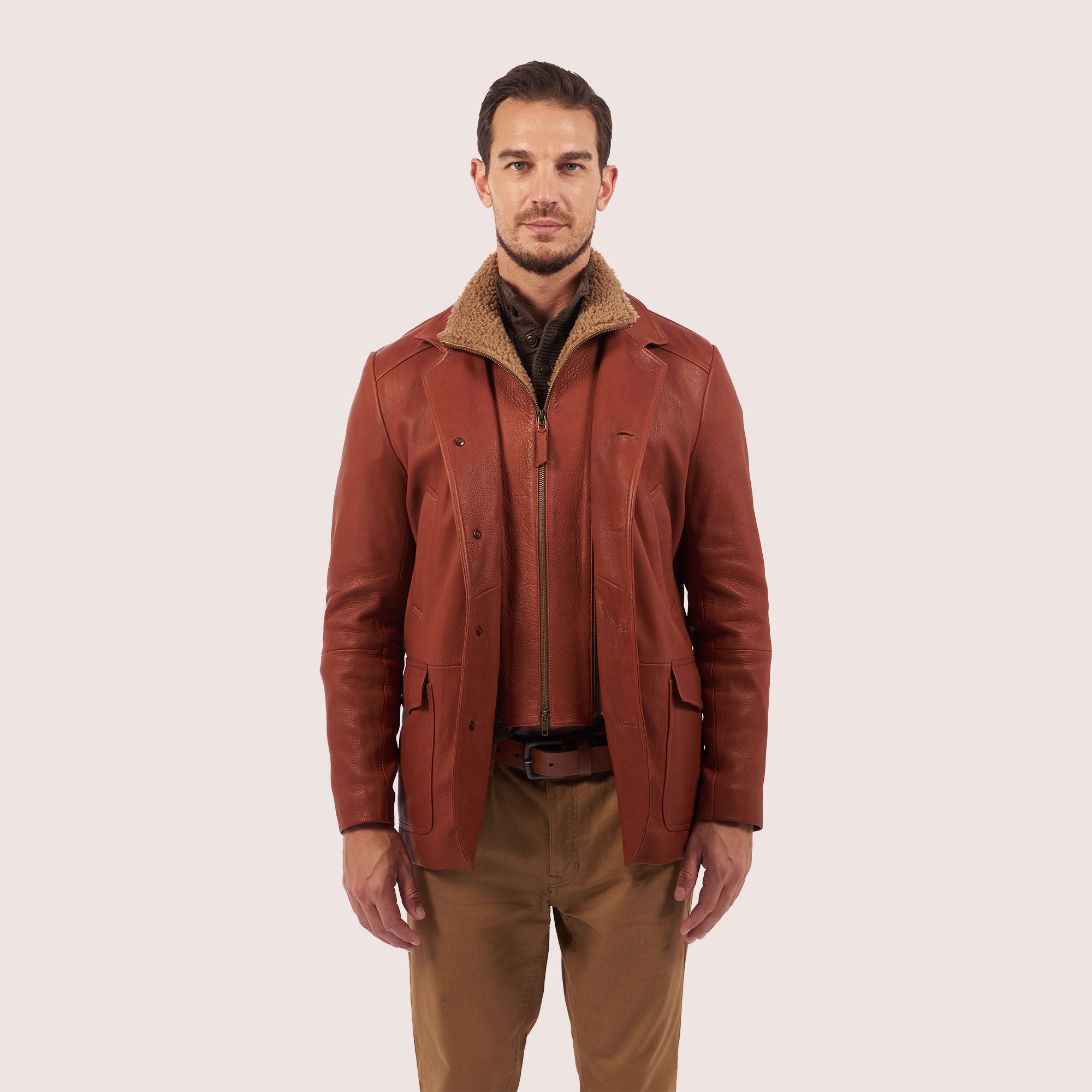 Jaxon Deerskin Jacket-4
