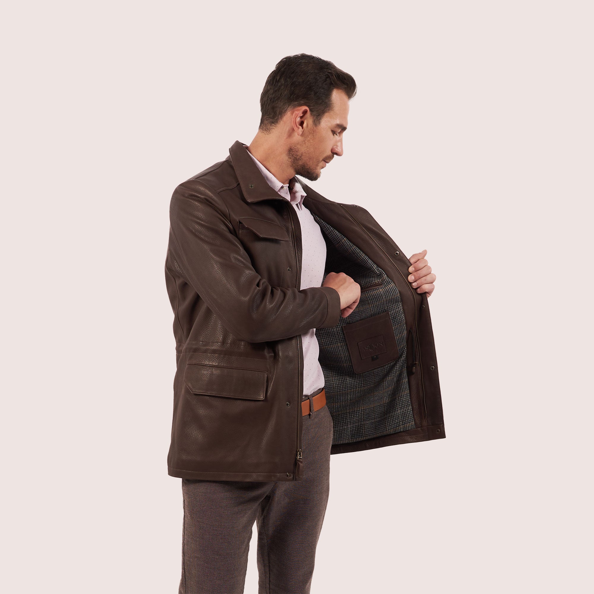 Beckett deerskin jacket