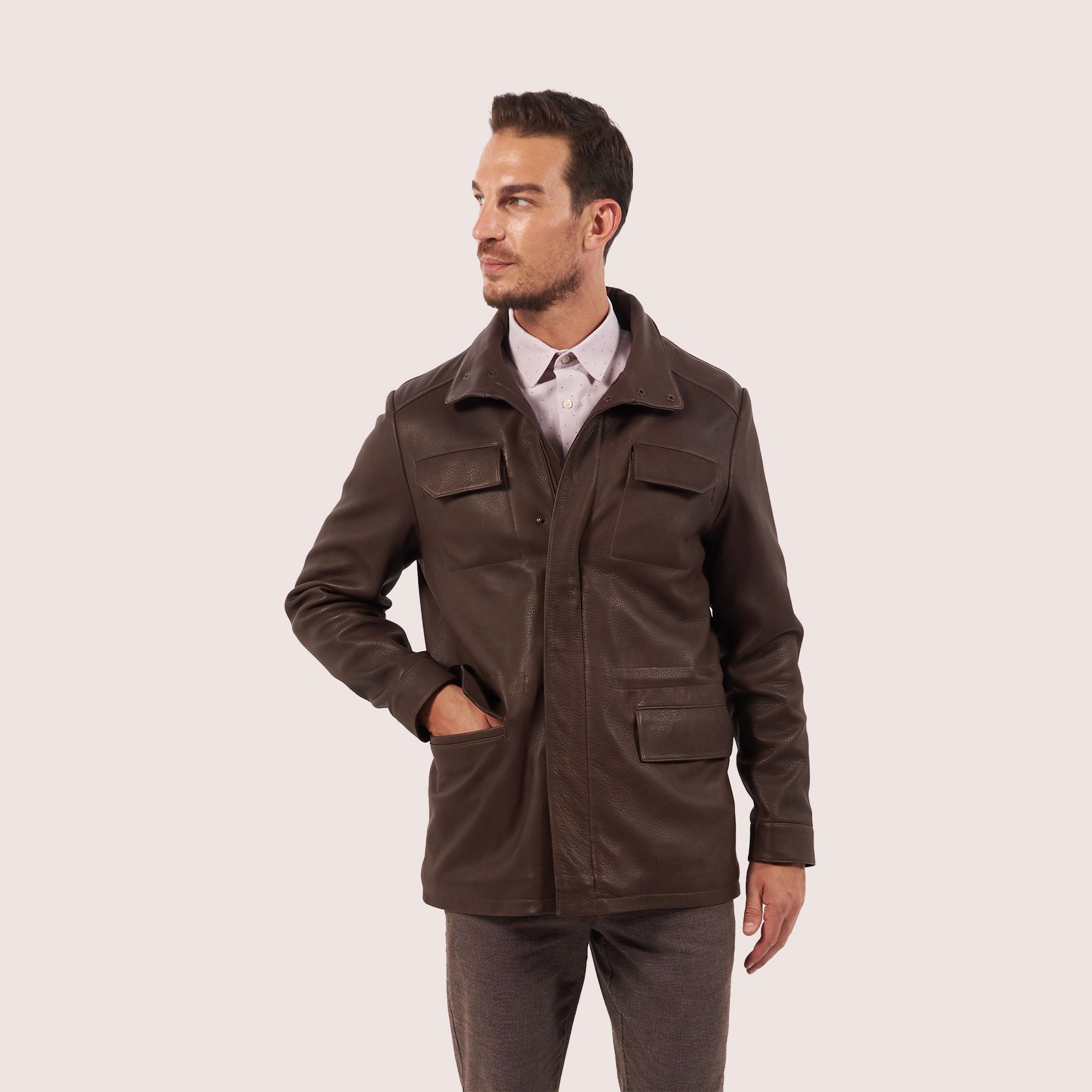 Beckett deerskin jacket