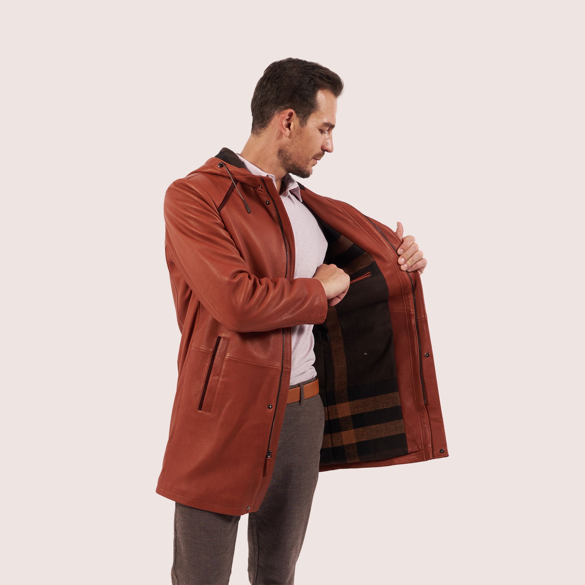 Boulder deerskin coat