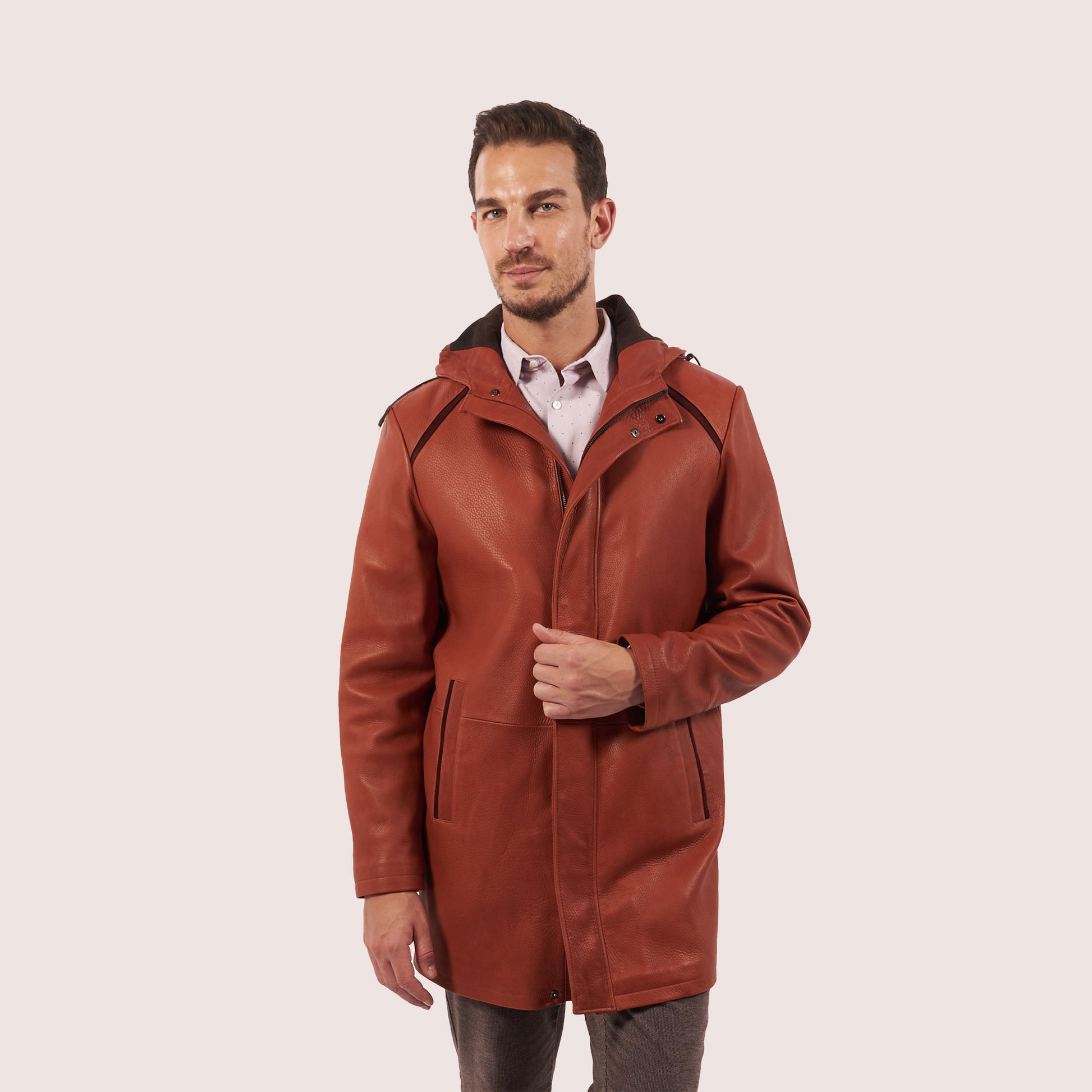 Boulder deerskin coat