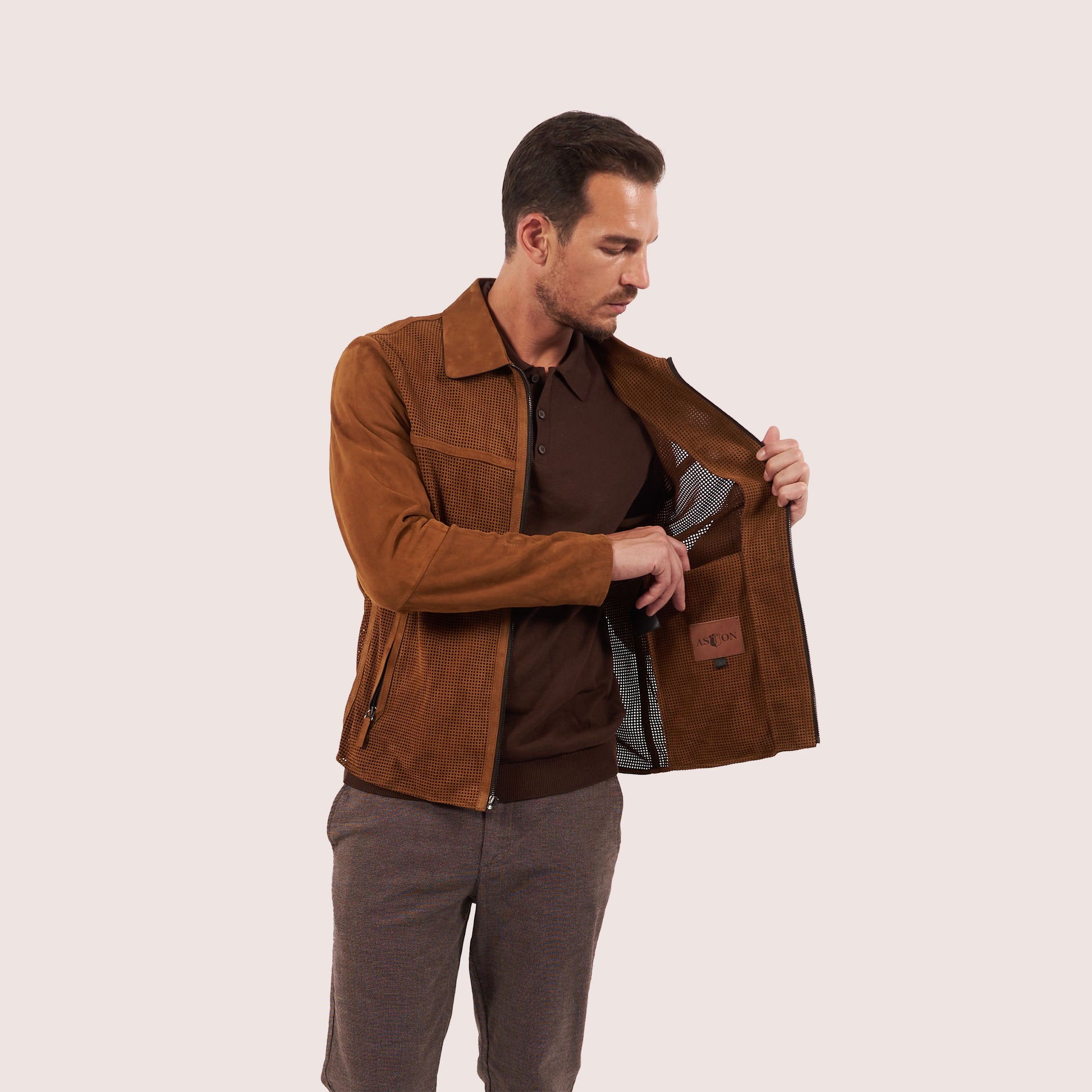 Easton goat suede jacket