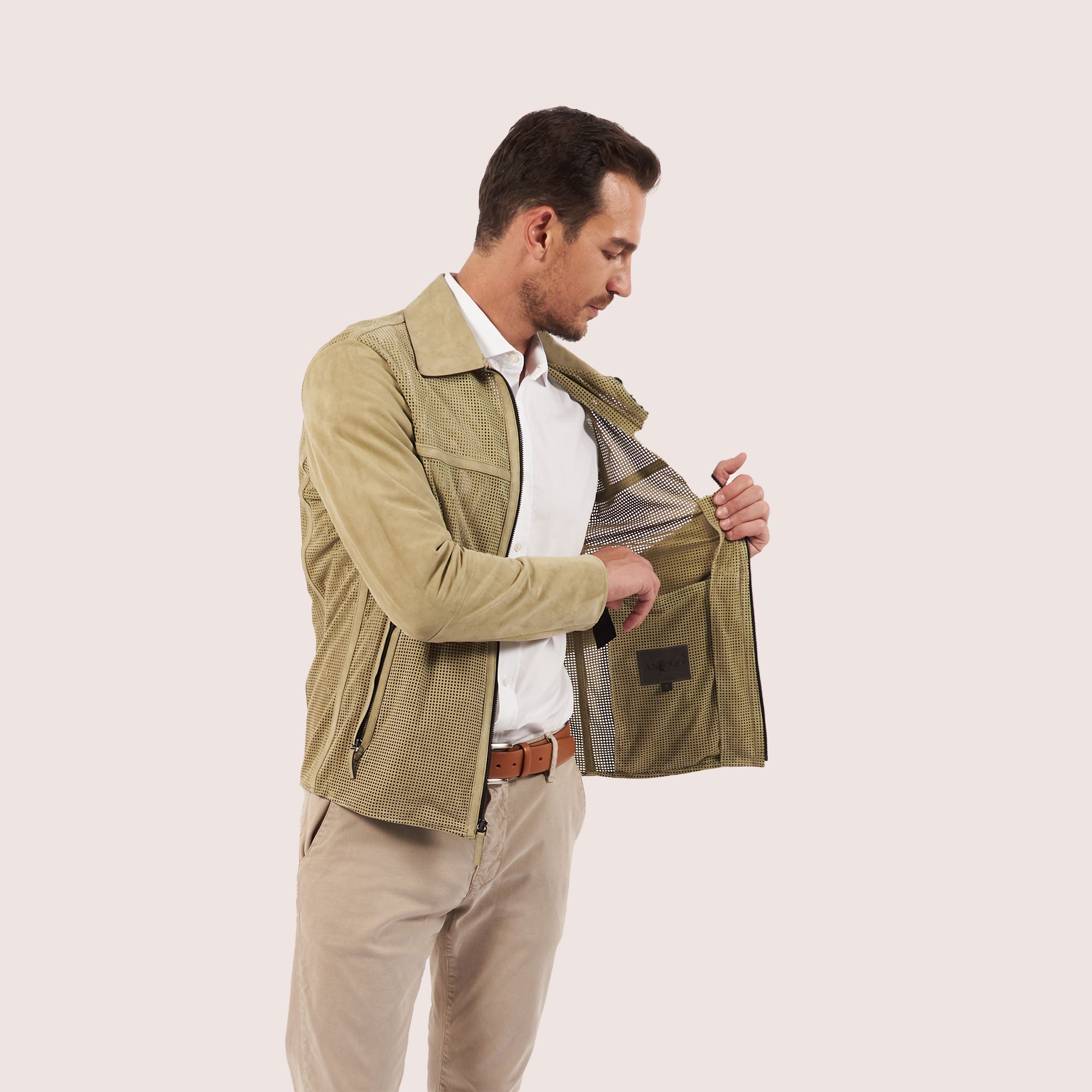Easton Goat Suede Jacket-14