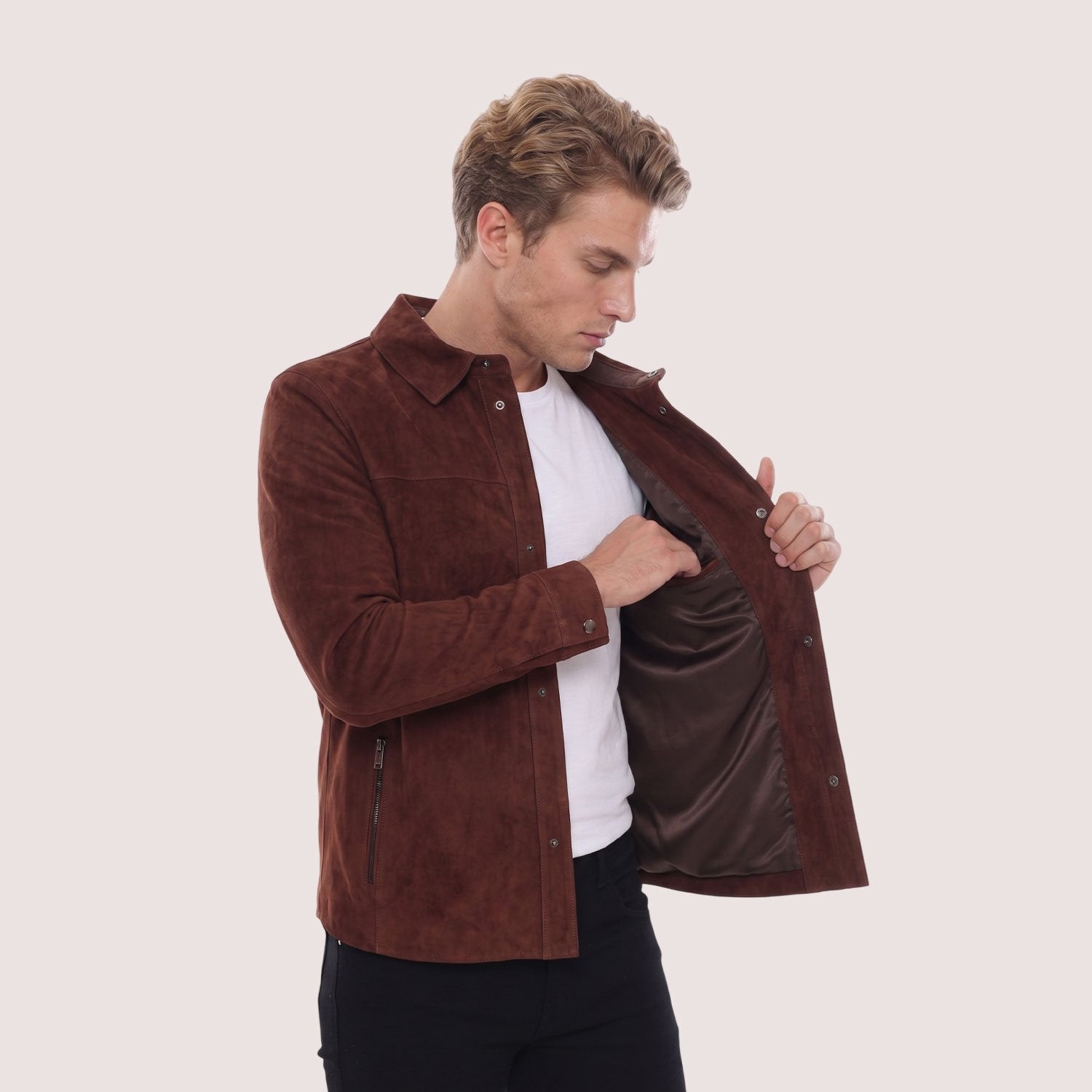Sedona Goat Suede Jacket-3
