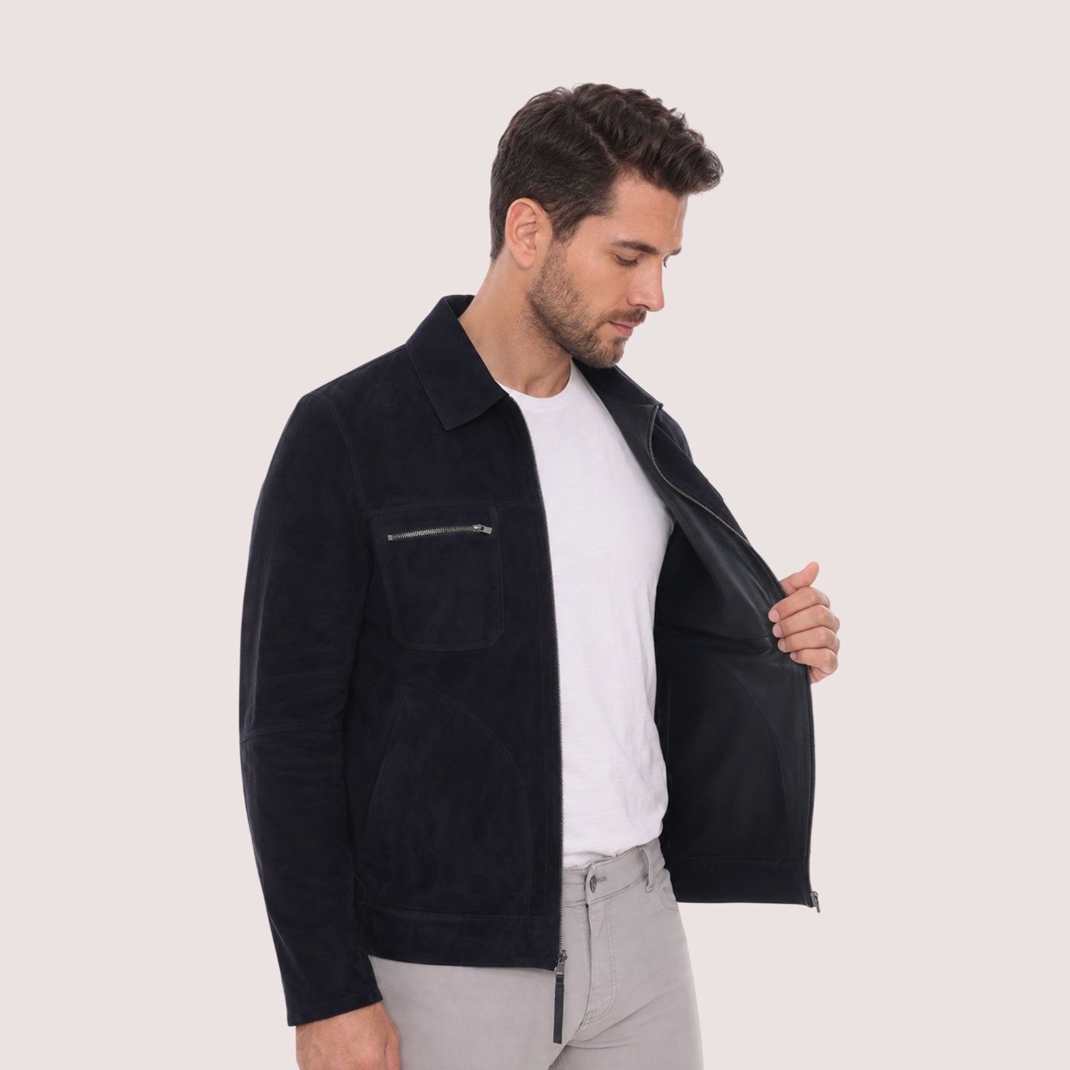 Boise Goat Suede Jacket-3