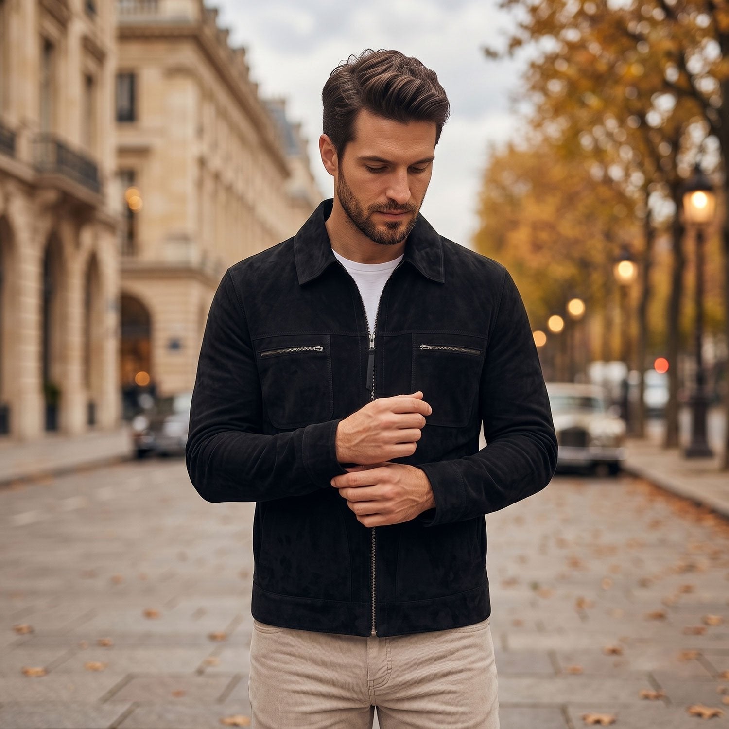 Boise Goat Suede Jacket-4