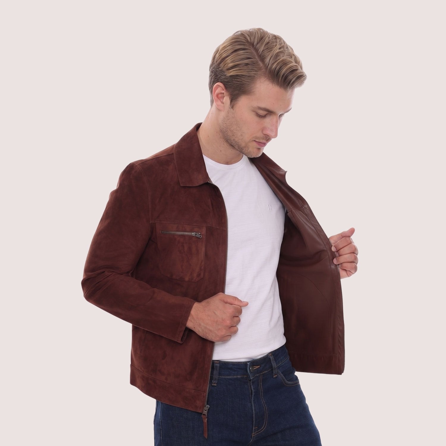 Boise Goat Suede Jacket-8