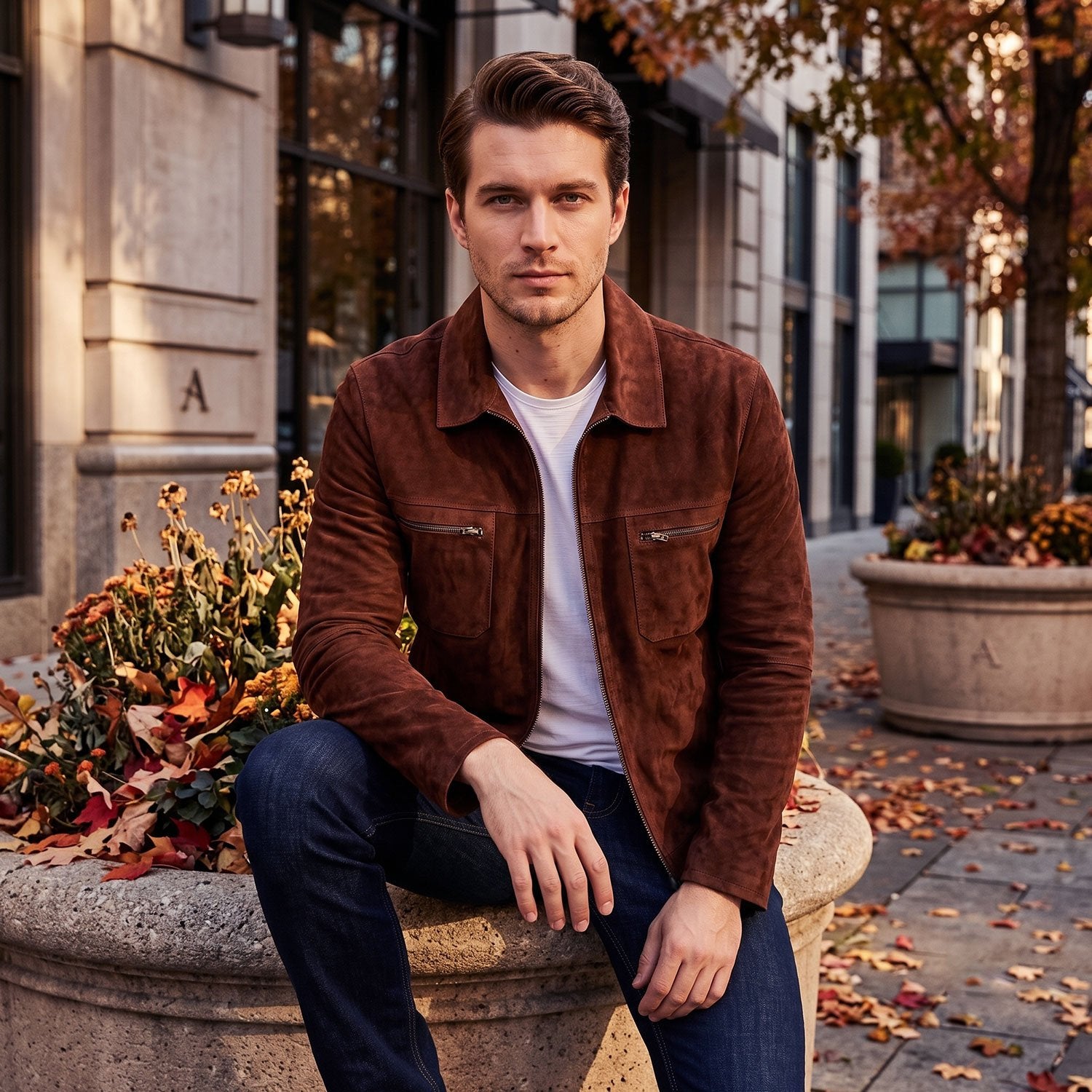 Boise Goat Suede Jacket-10
