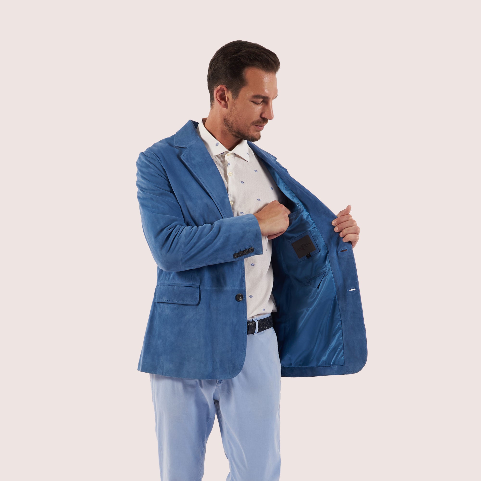 Saratoga Metis Goat Suede Blazer