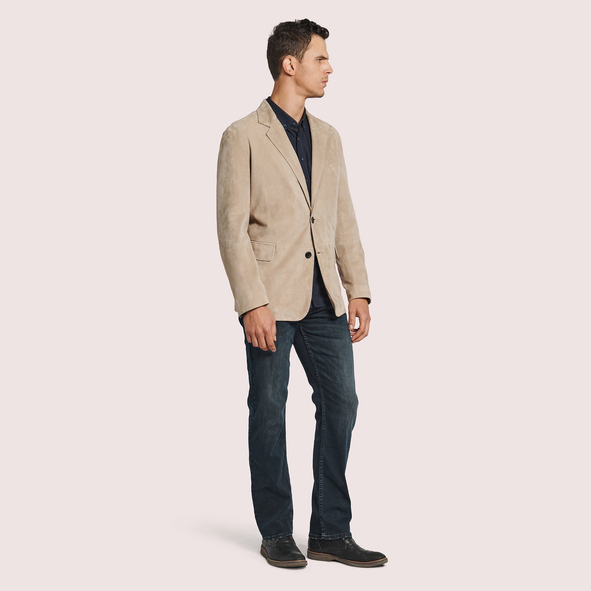 Saratoga Metis Goat Suede Blazer